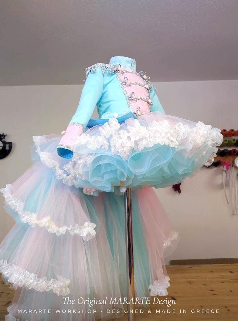 The Sugar Nutcracker Gown in Mikado with Removable Train – photo 7