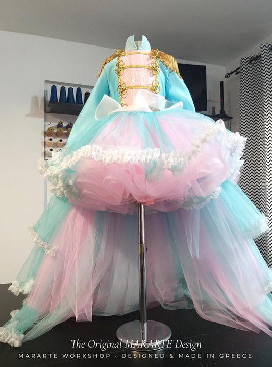 The Sparkle Sugar Nutcracker Gown with Removable Train – The Original MARARTE Design