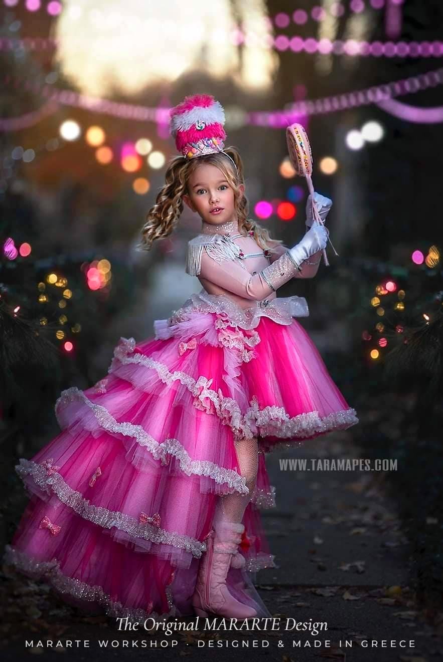 The Hot Pink Nutcracker Gown with Removable Train – photo 3