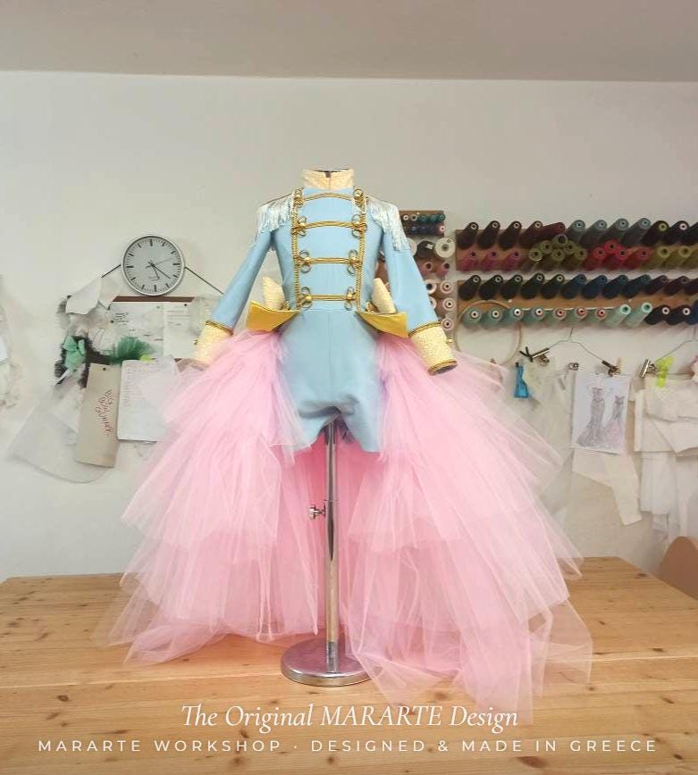 The Shimmer Nutcracker Romper with Removable Train – photo 10