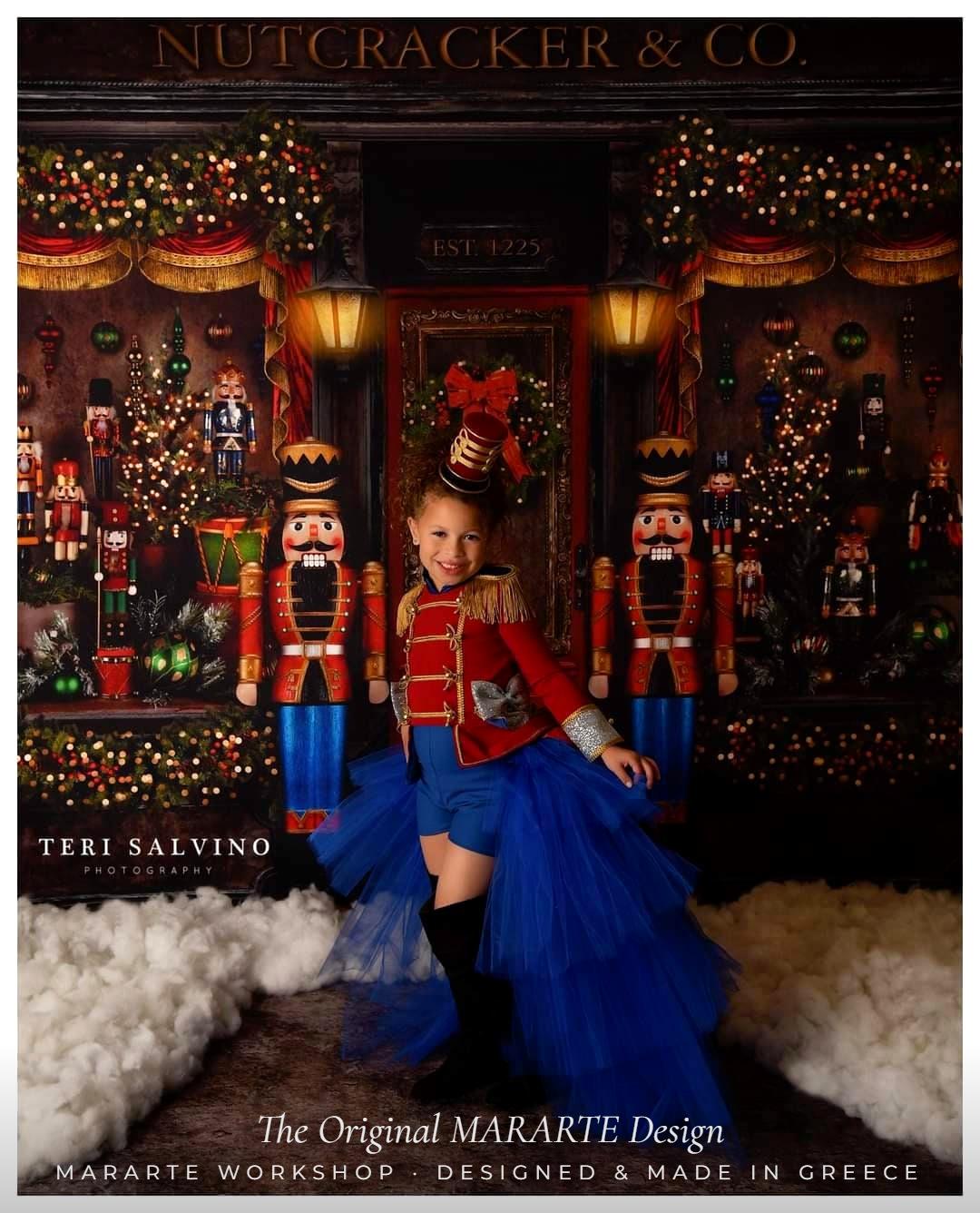 The Classic Nutcracker Romper with Removable Train – The Original MARARTE Design