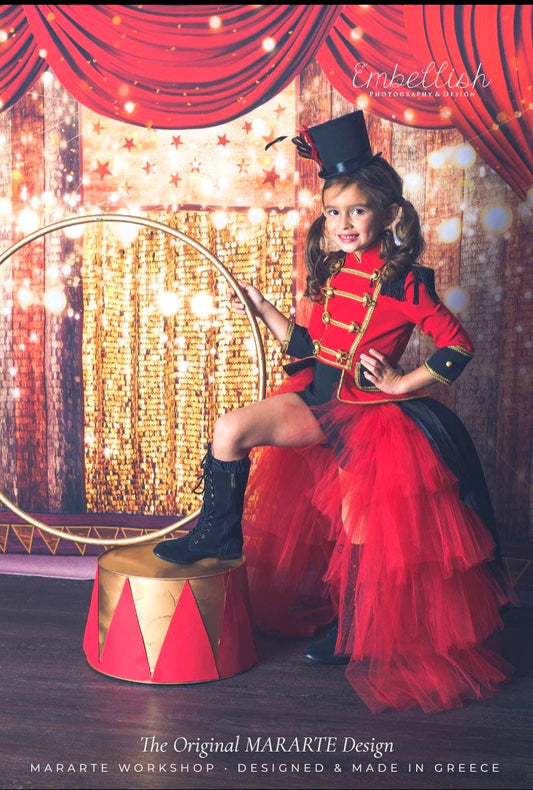 The Ringmaster Nutcracker Romper with Removable Train – photo 2