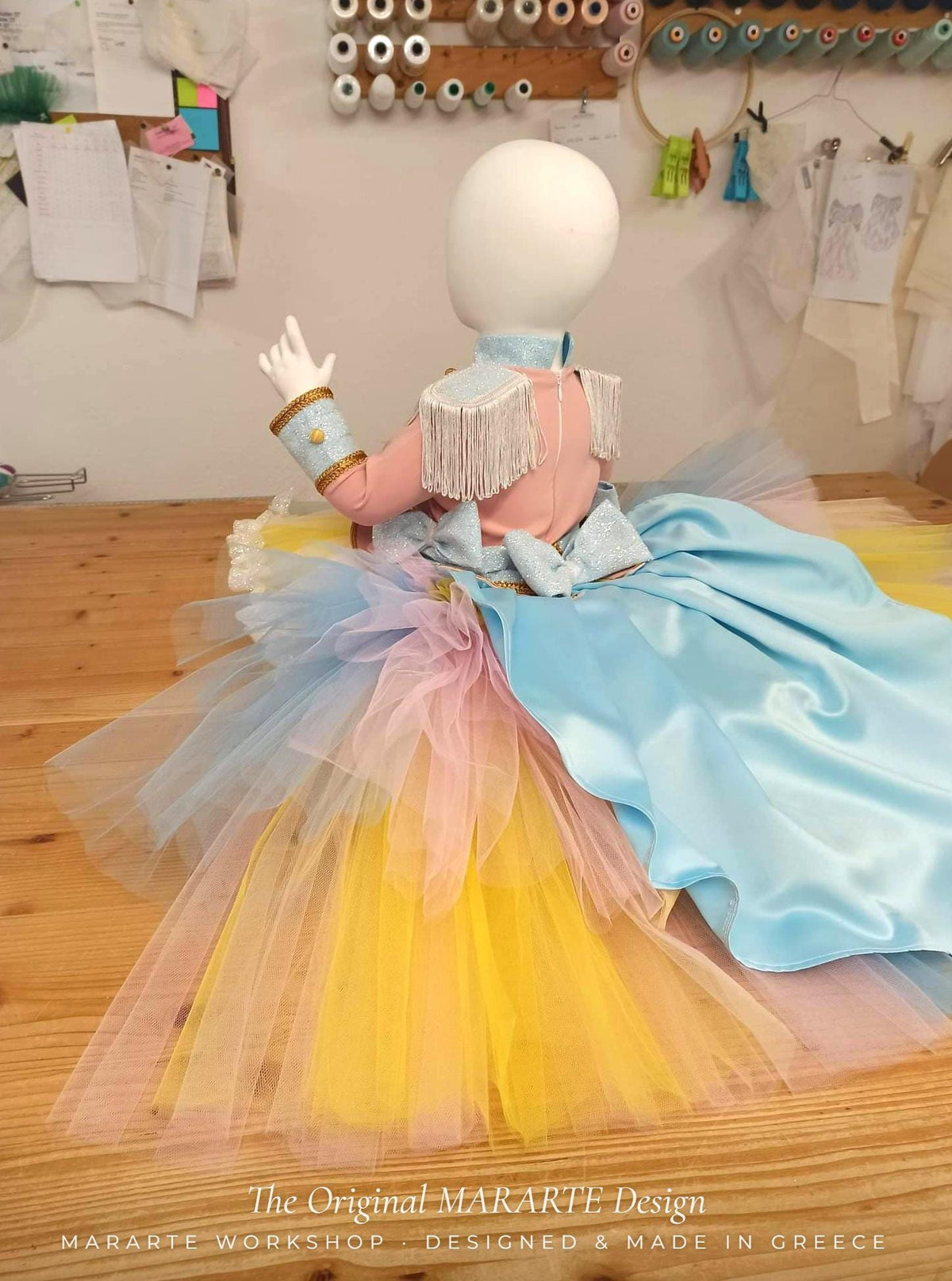 Baby Glimmer Nutcracker Romper with Removable Train – photo 3