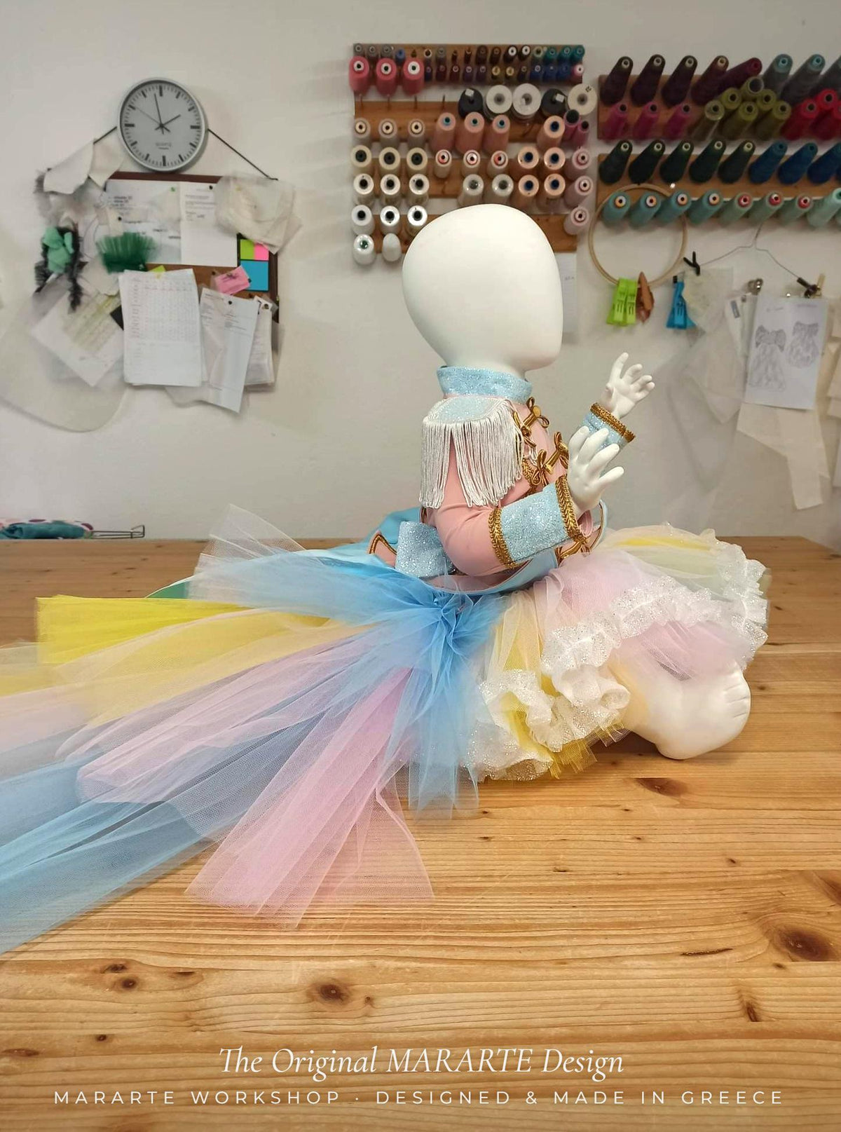 Baby Glimmer Nutcracker Romper with Removable Train – photo 5