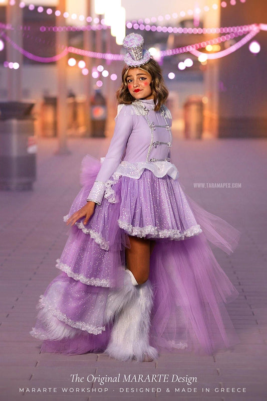 The Lilac Nutcracker Gown with Removable Train – The Original MARARTE Design