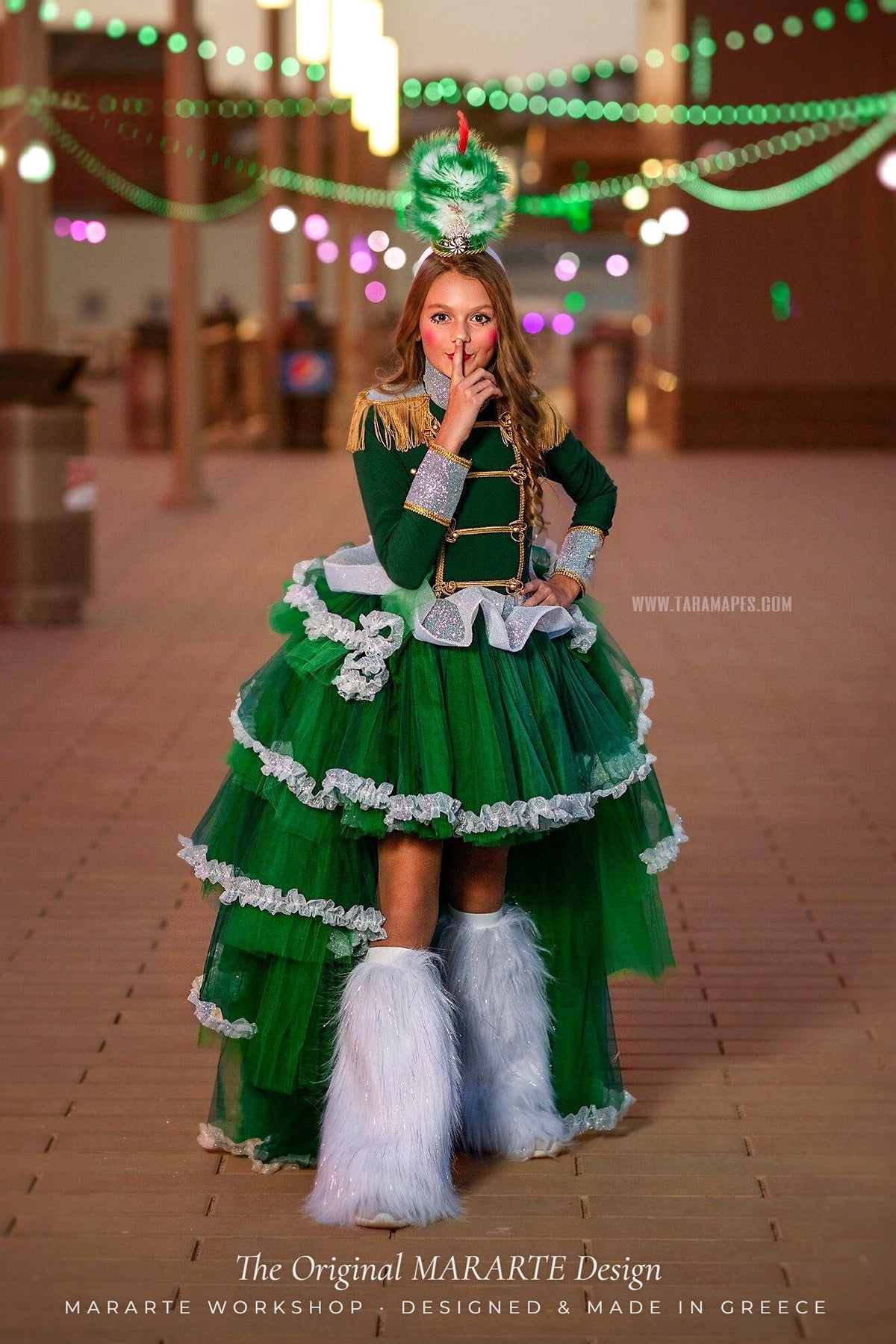 The Emerald Nutcracker Gown with Removable Train – photo 2