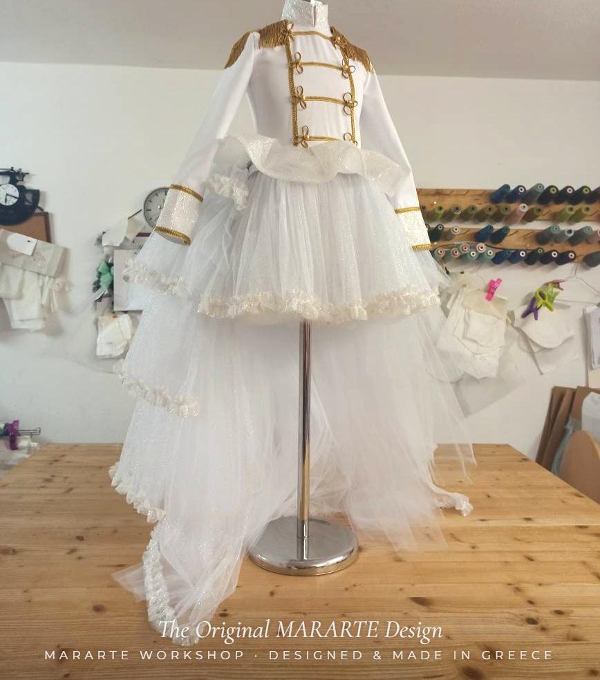 The Snow Sparkle Nutcracker Gown with Removable Train – photo 3