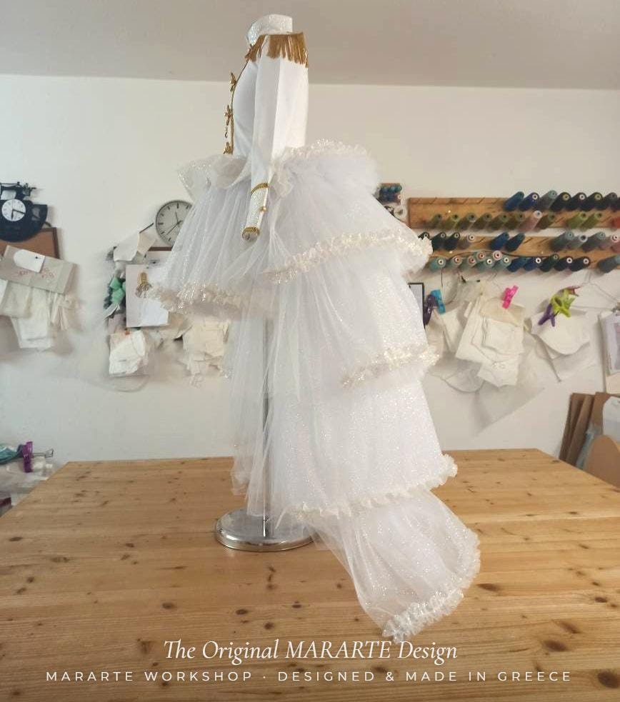 The Snow Sparkle Nutcracker Gown with Removable Train – photo 4