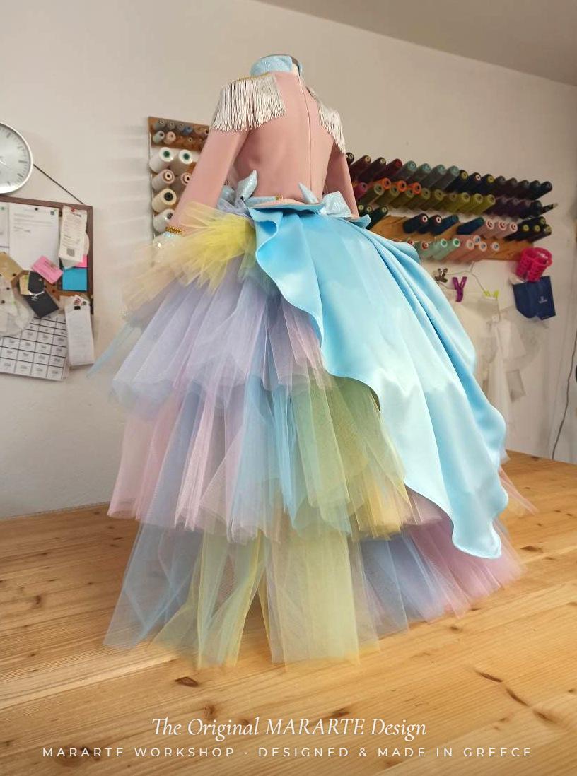 The Pastel Rainbow Nutcracker Gown with Removable Train – photo 7