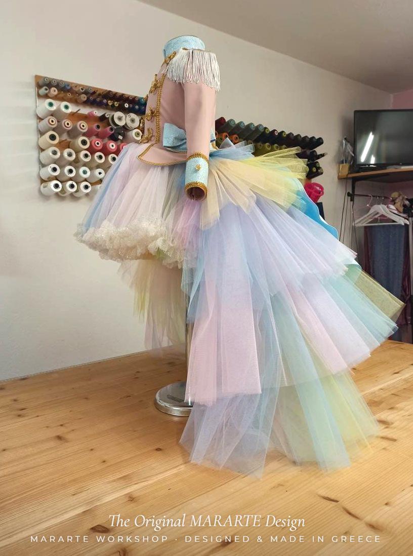 The Pastel Rainbow Nutcracker Gown with Removable Train – photo 8