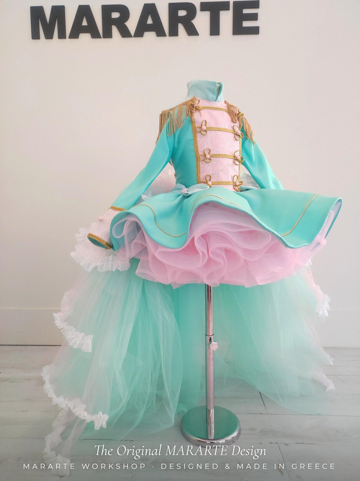 The Mint Nutcracker Gown with Removable Train – photo 3