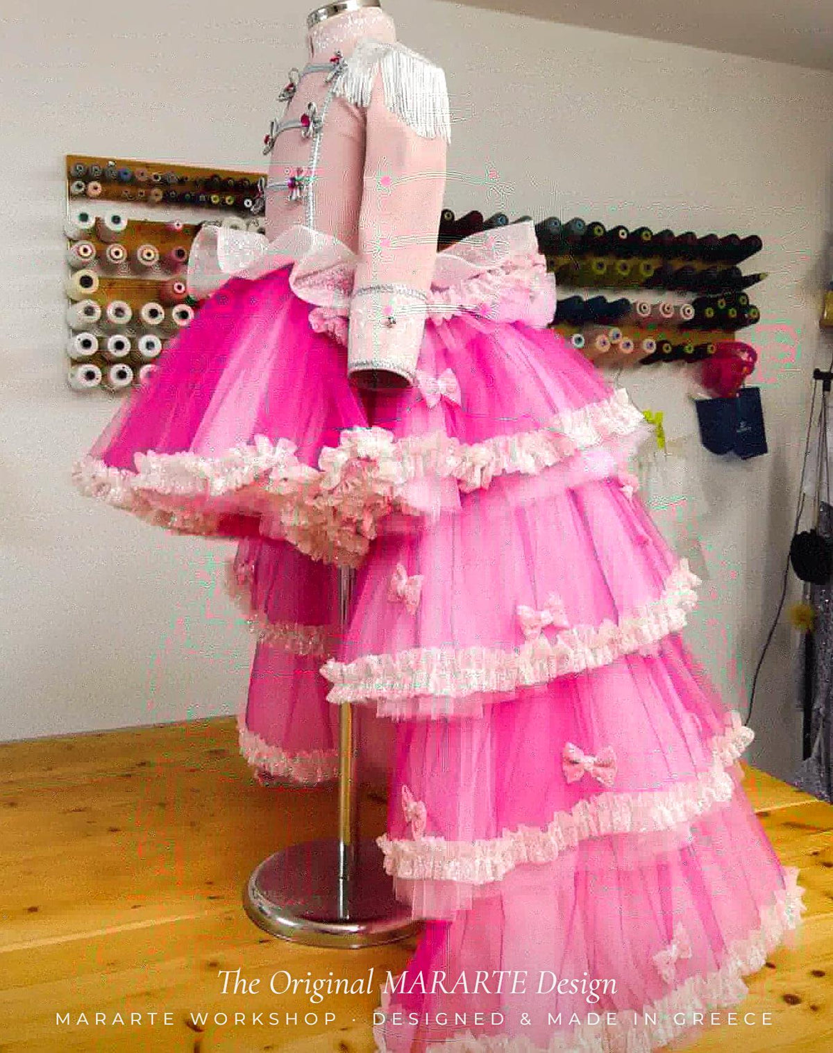 The Hot Pink Nutcracker Gown with Removable Train – photo 7