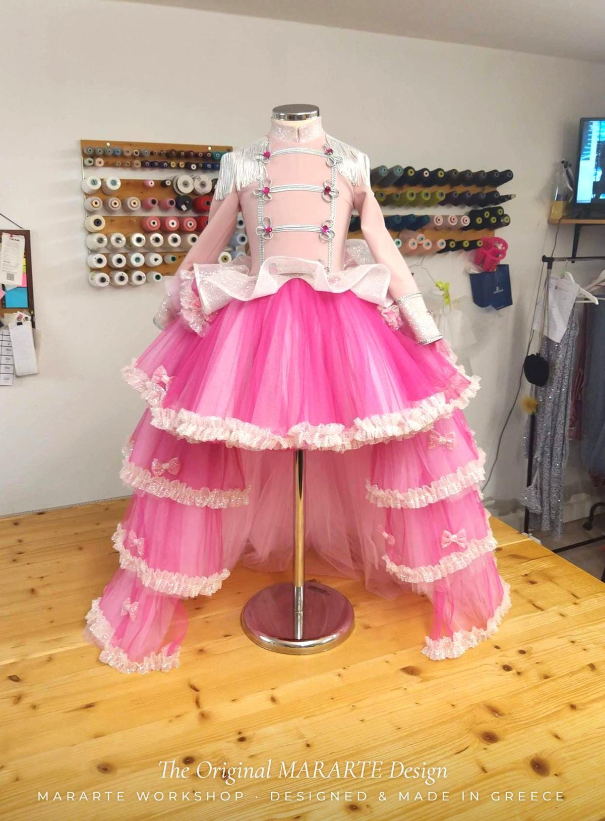 The Hot Pink Nutcracker Gown with Removable Train – photo 8