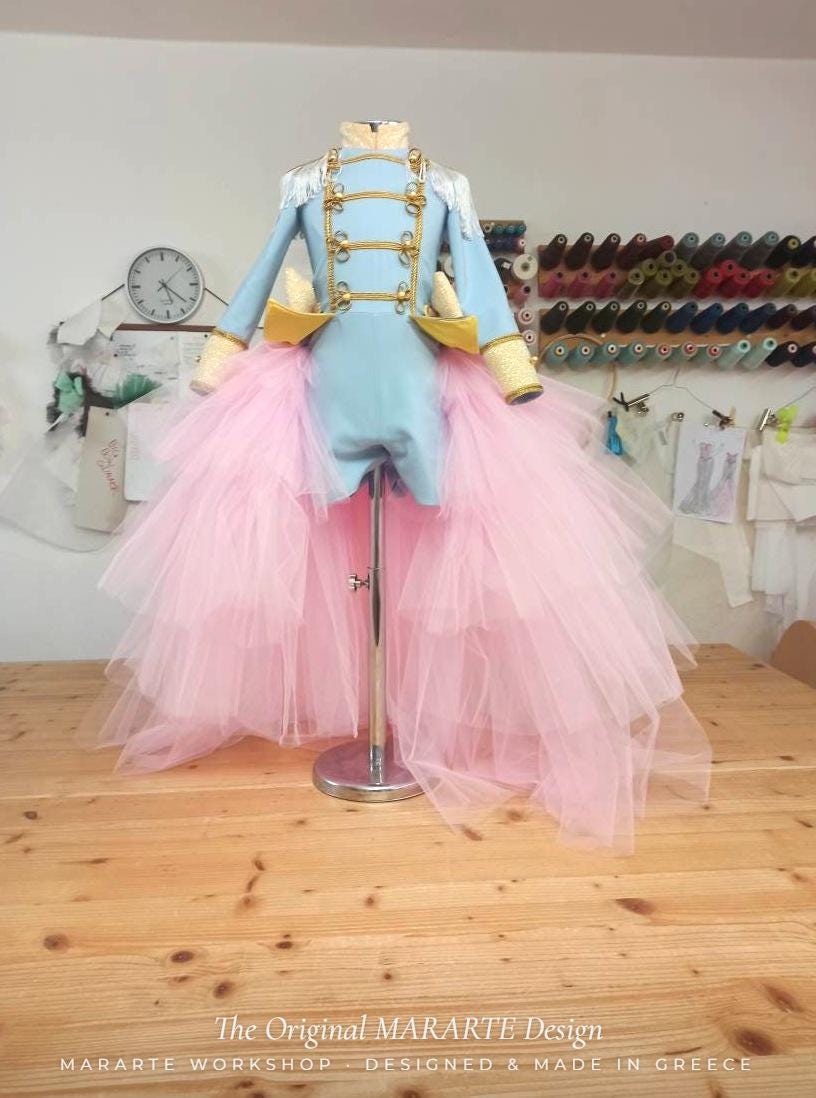 The Shimmer Nutcracker Romper with Removable Train – photo 3