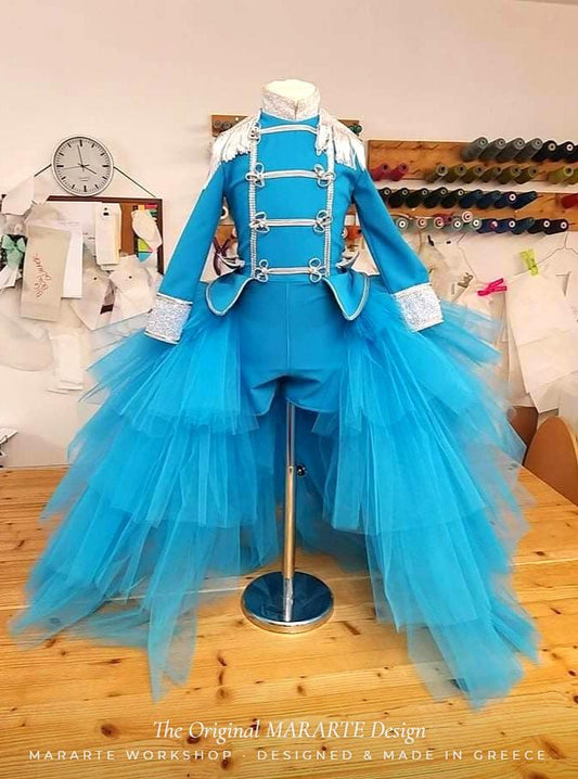 The Pageant Dream Nutcracker Romper with Removable Train – photo 2
