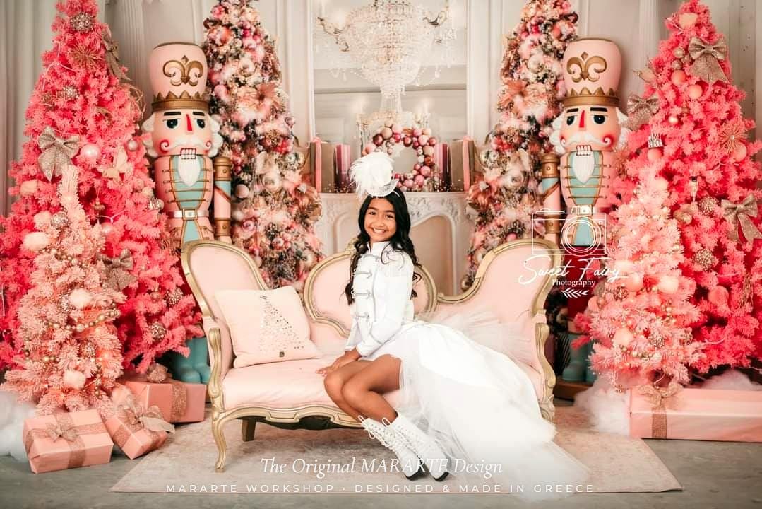 The White Shine Nutcracker Romper with Removable Train – The Original MARARTE Design