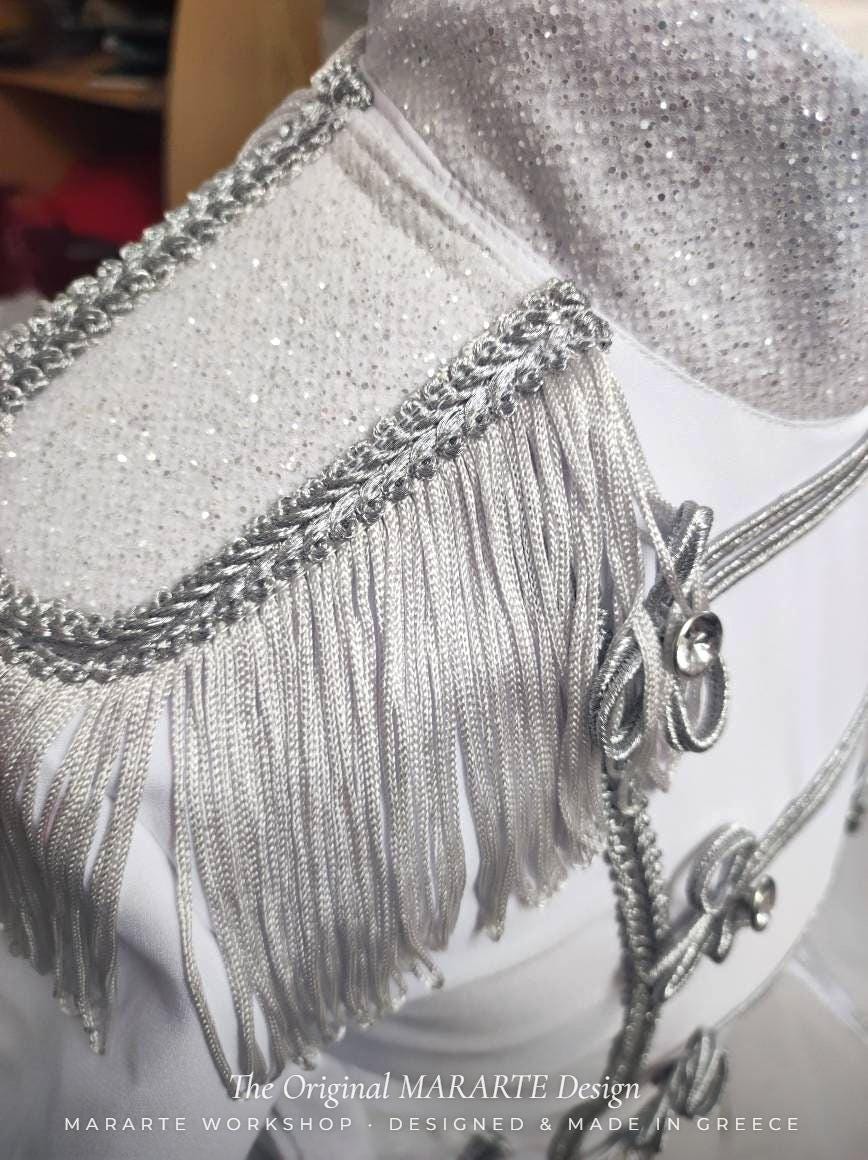The White Shine Nutcracker Romper with Removable Train – photo 7
