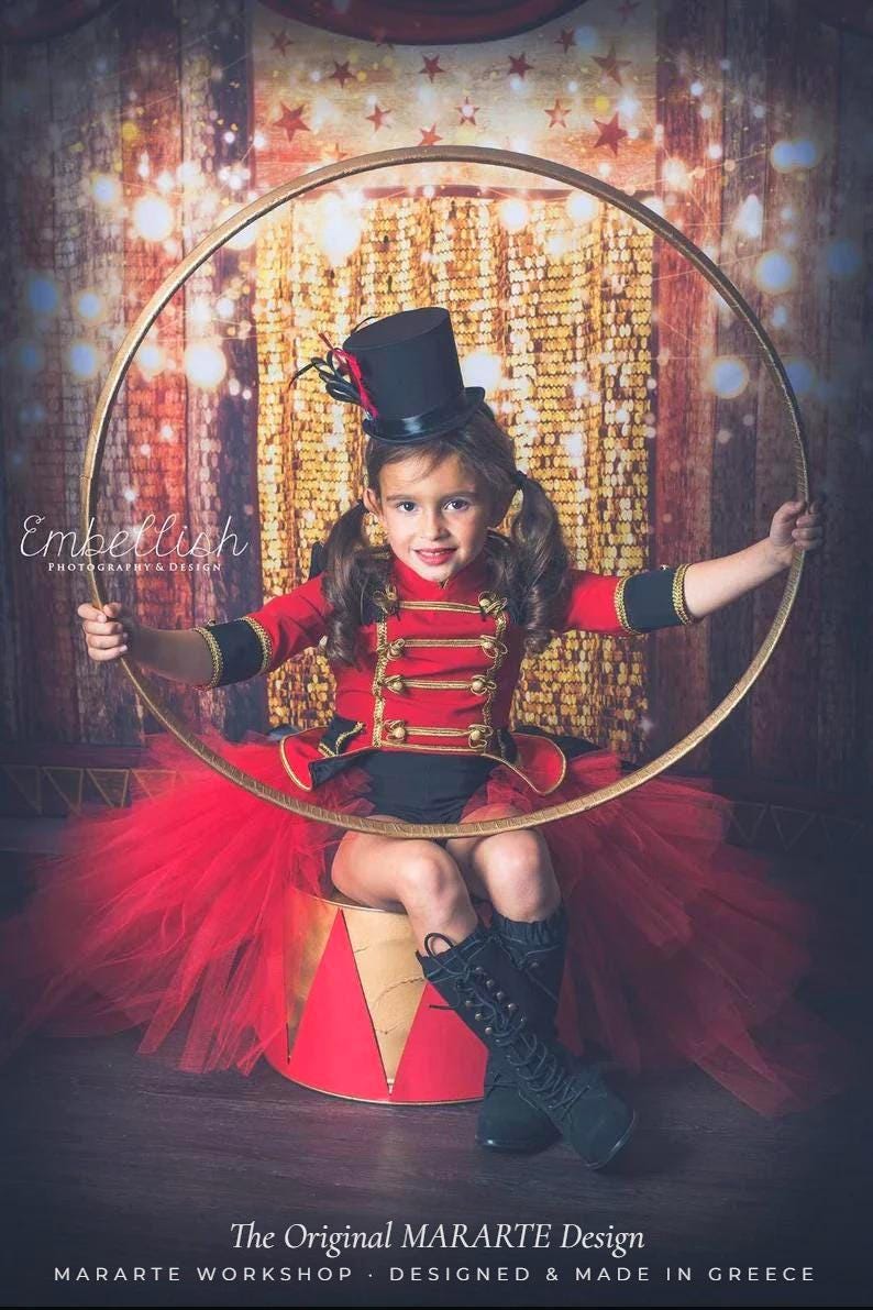 The Ringmaster Nutcracker Romper with Removable Train – The Original MARARTE Design
