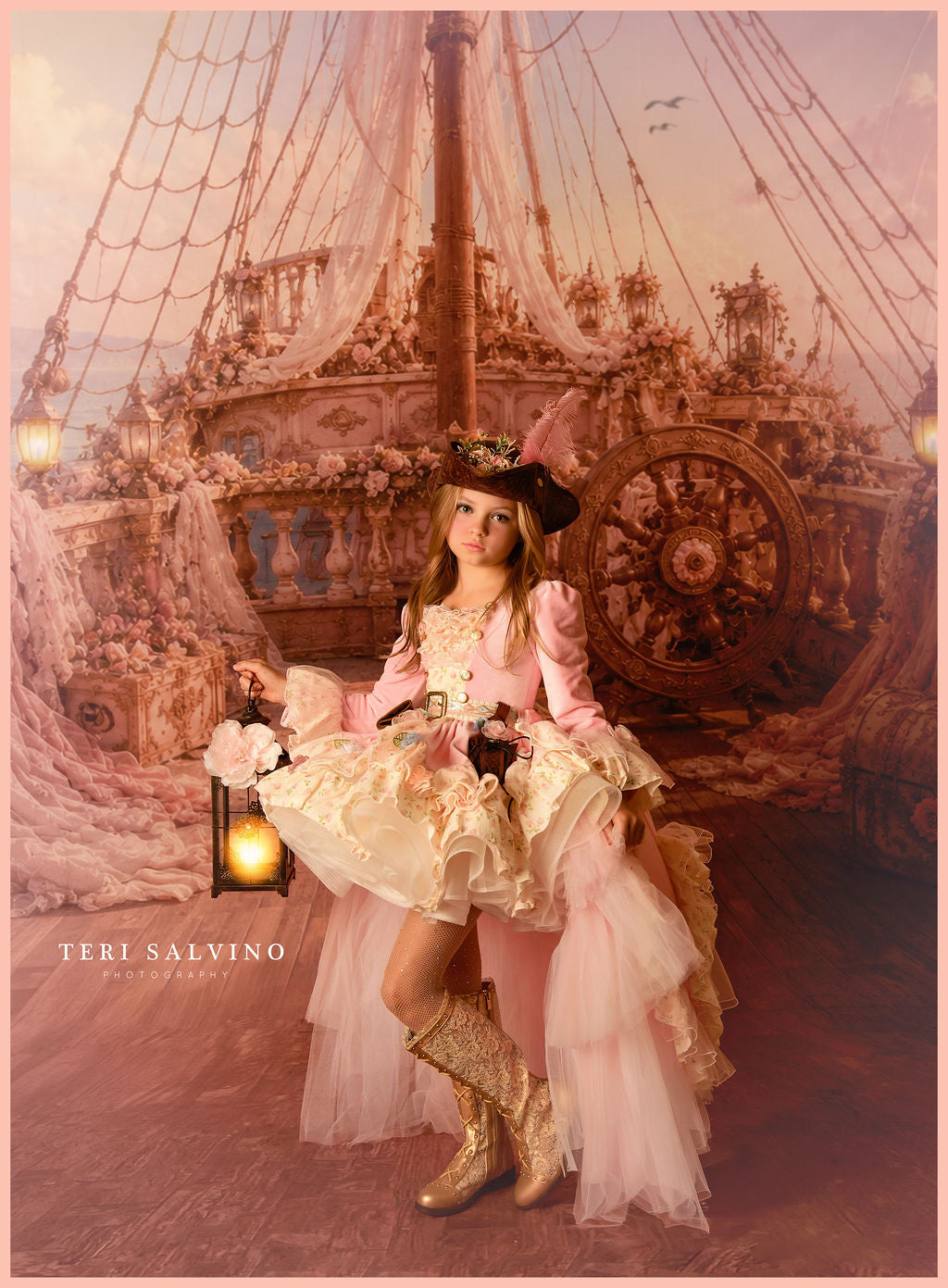 "Pirate Princess" With Removable Train -Preorders 👸🏴‍☠️🎀