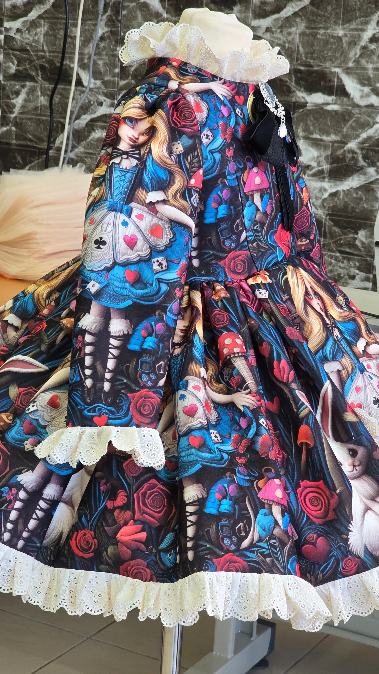 SWEET ALICE DREAM DRESS-FABRIC CLEARANCE