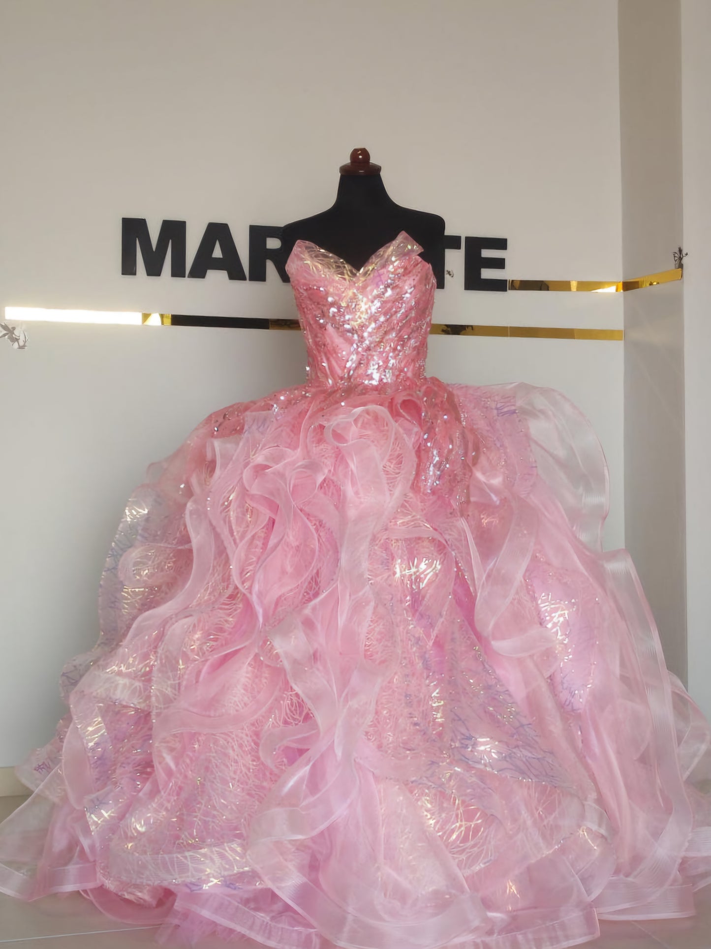 Galinda the pink Witch Inspired Pink Tulle Dress, Perfect for Halloween & Cosplay
