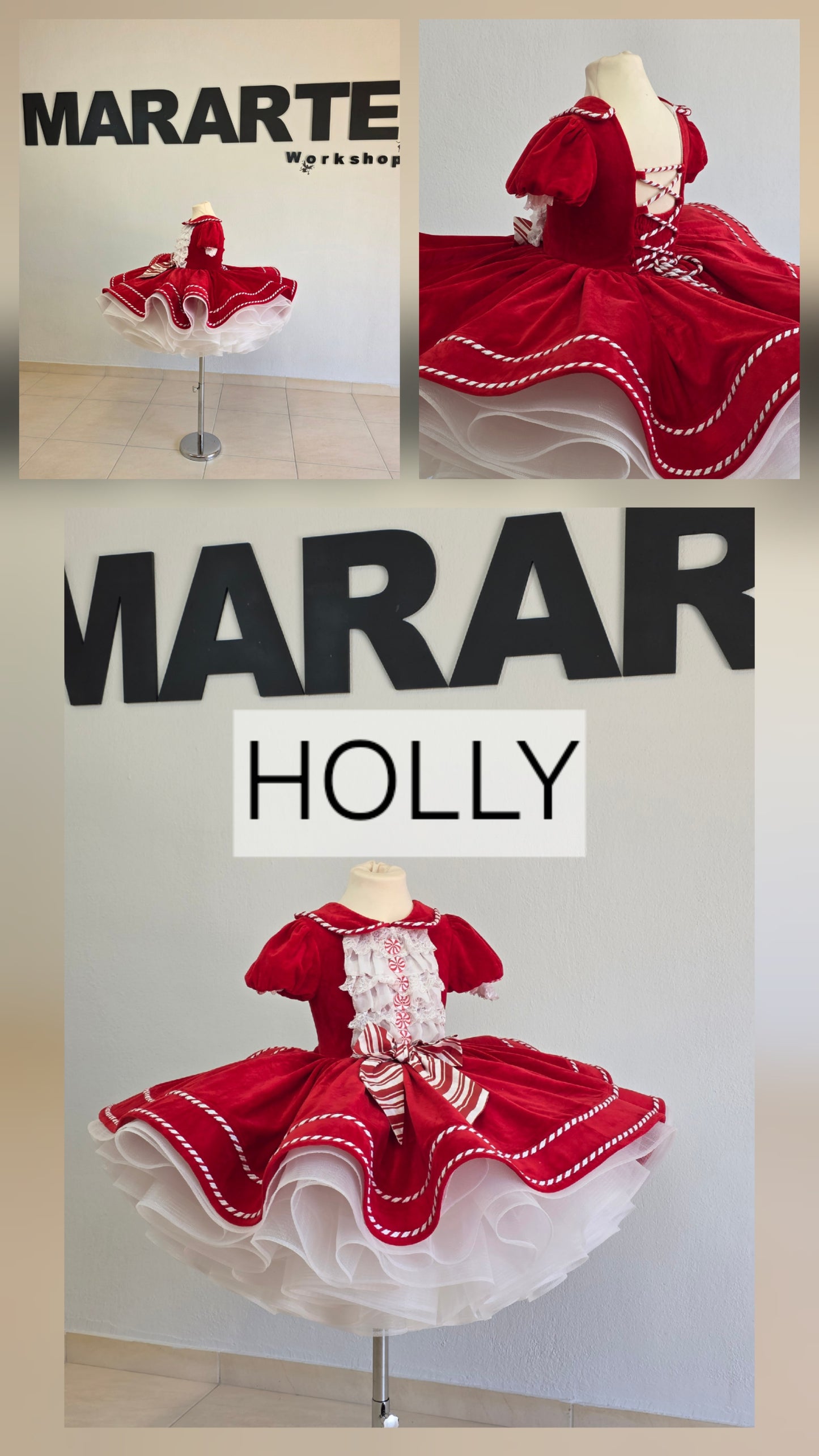 Classic Peppermint dress,The Holly READY TO SHIP