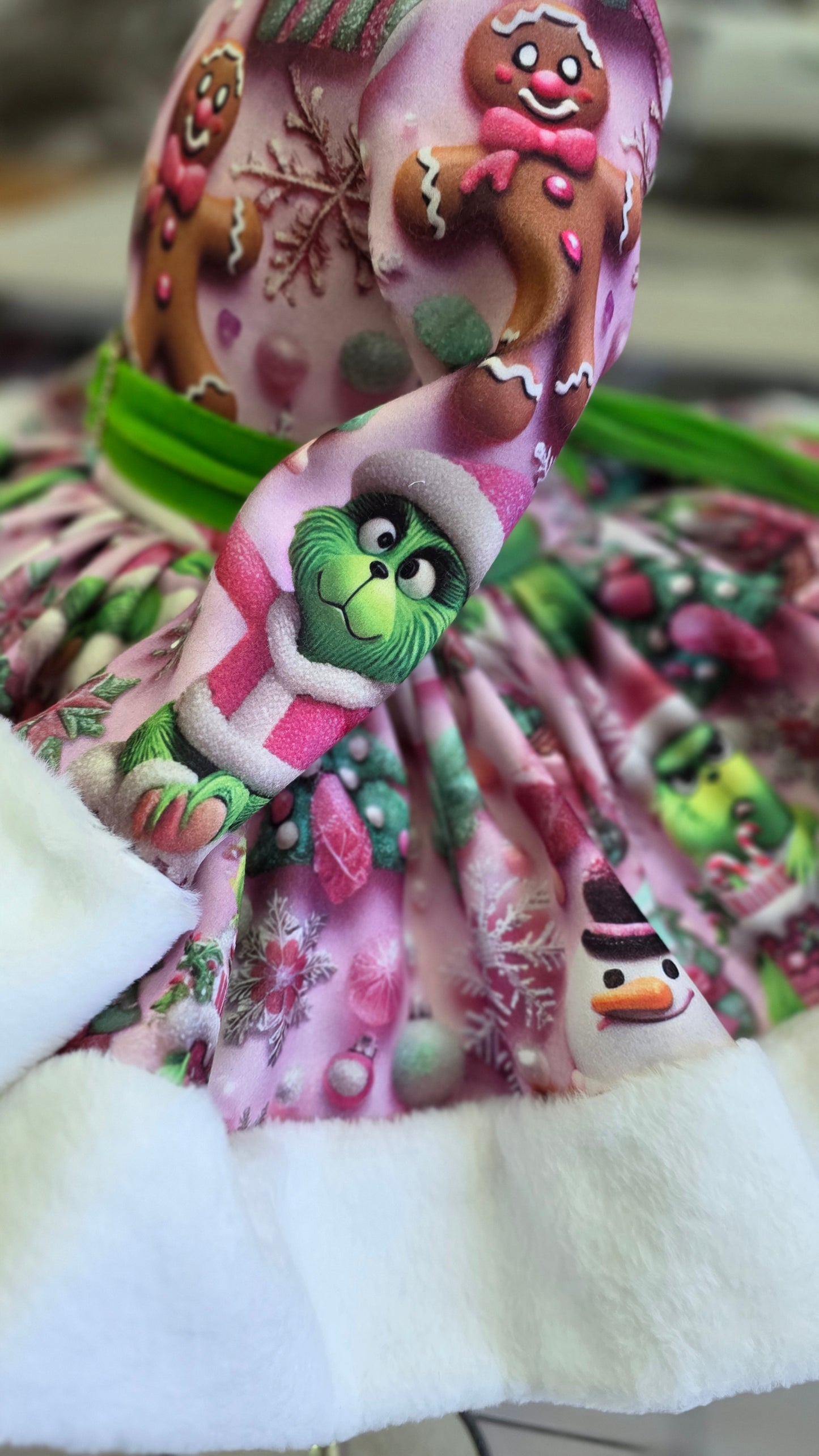 Pink Grinchmas cute dress-PREORDERS