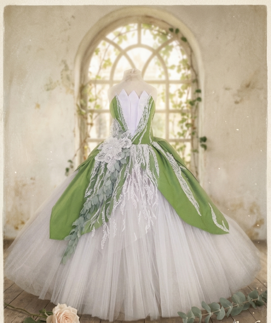 Princess Tiana Floor length -PREORDERS LIMITED 26'