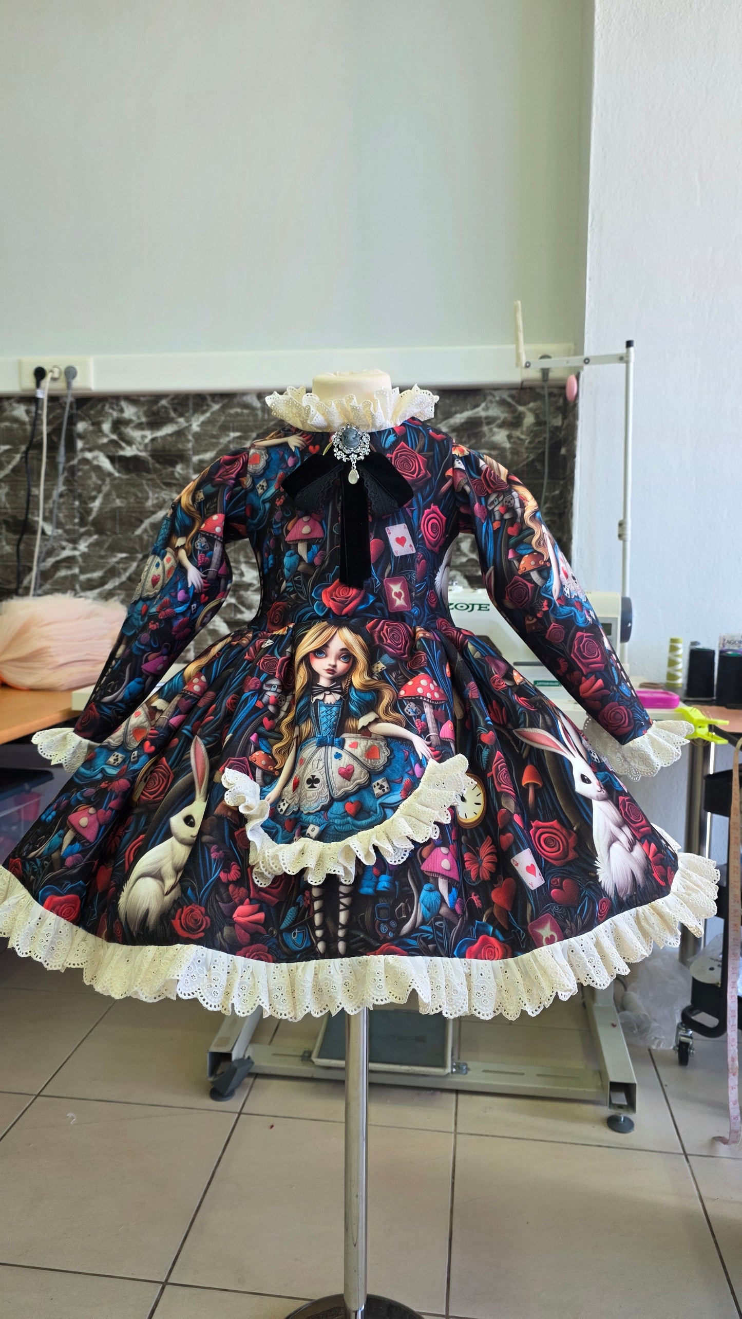 SWEET ALICE DREAM DRESS-FABRIC CLEARANCE