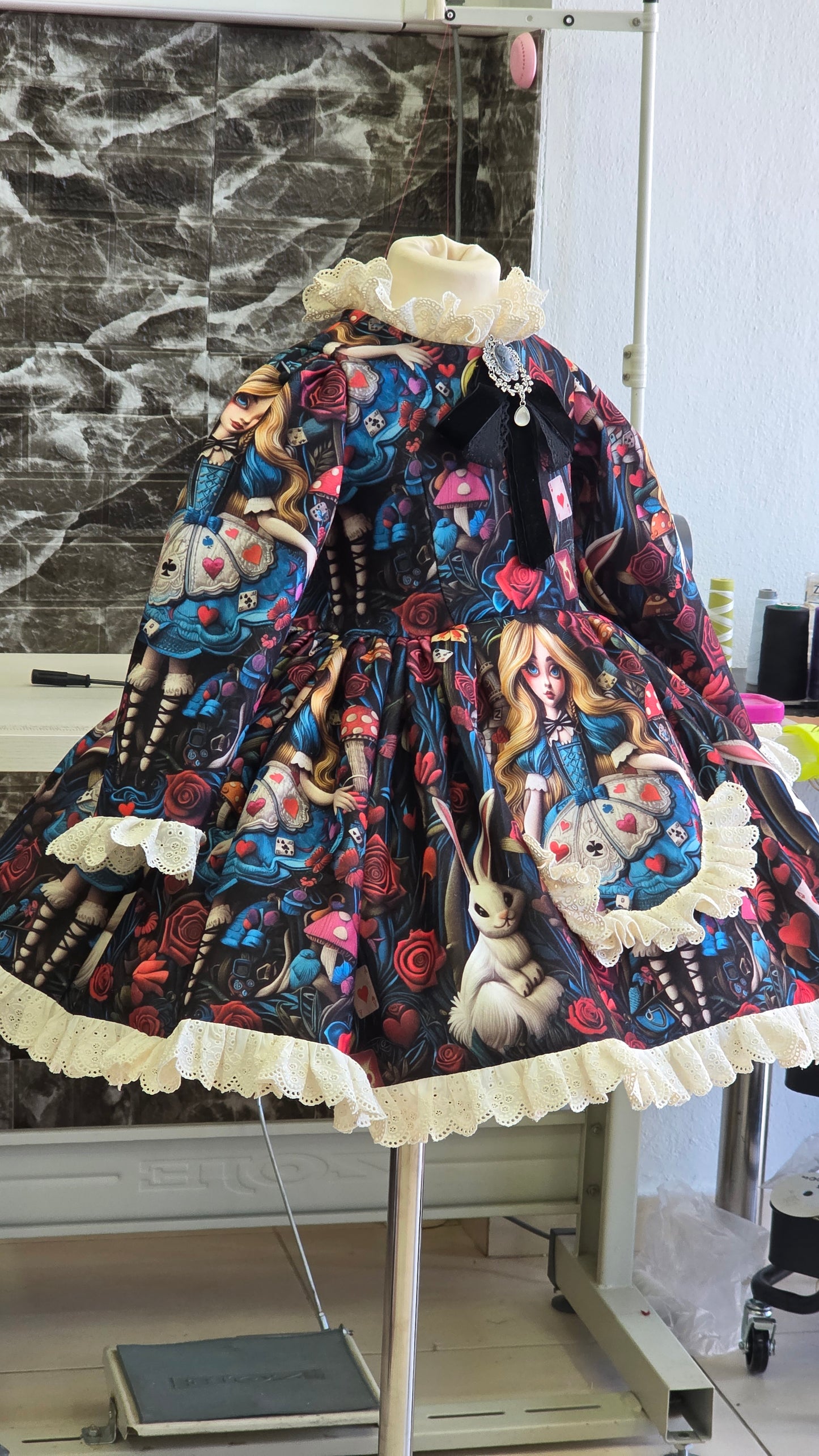 SWEET ALICE DREAM DRESS-FABRIC CLEARANCE