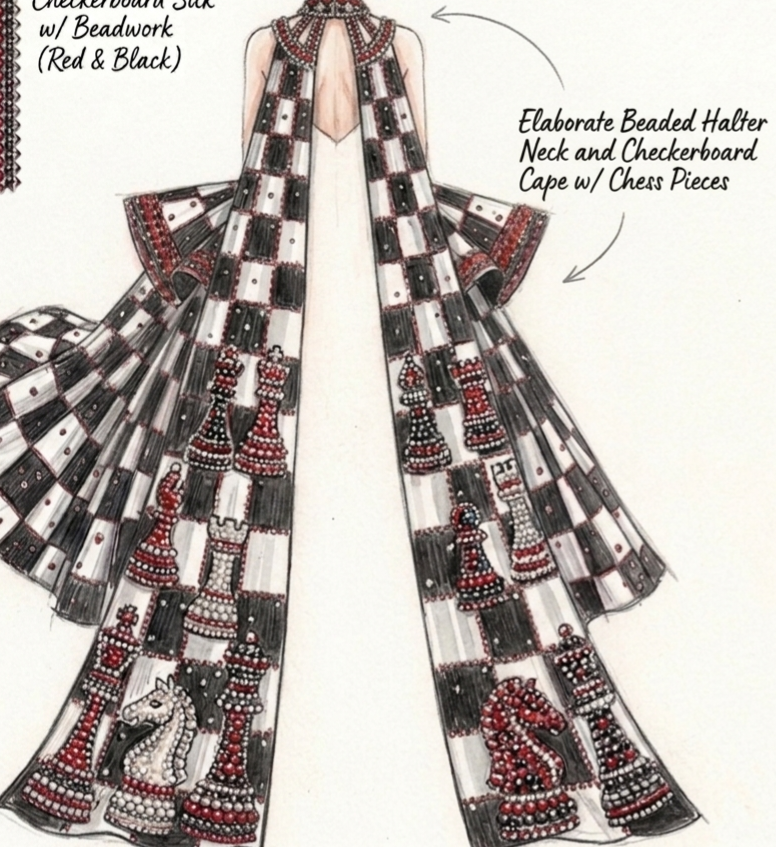 Custom Gorgeous Outfit For Jennifer