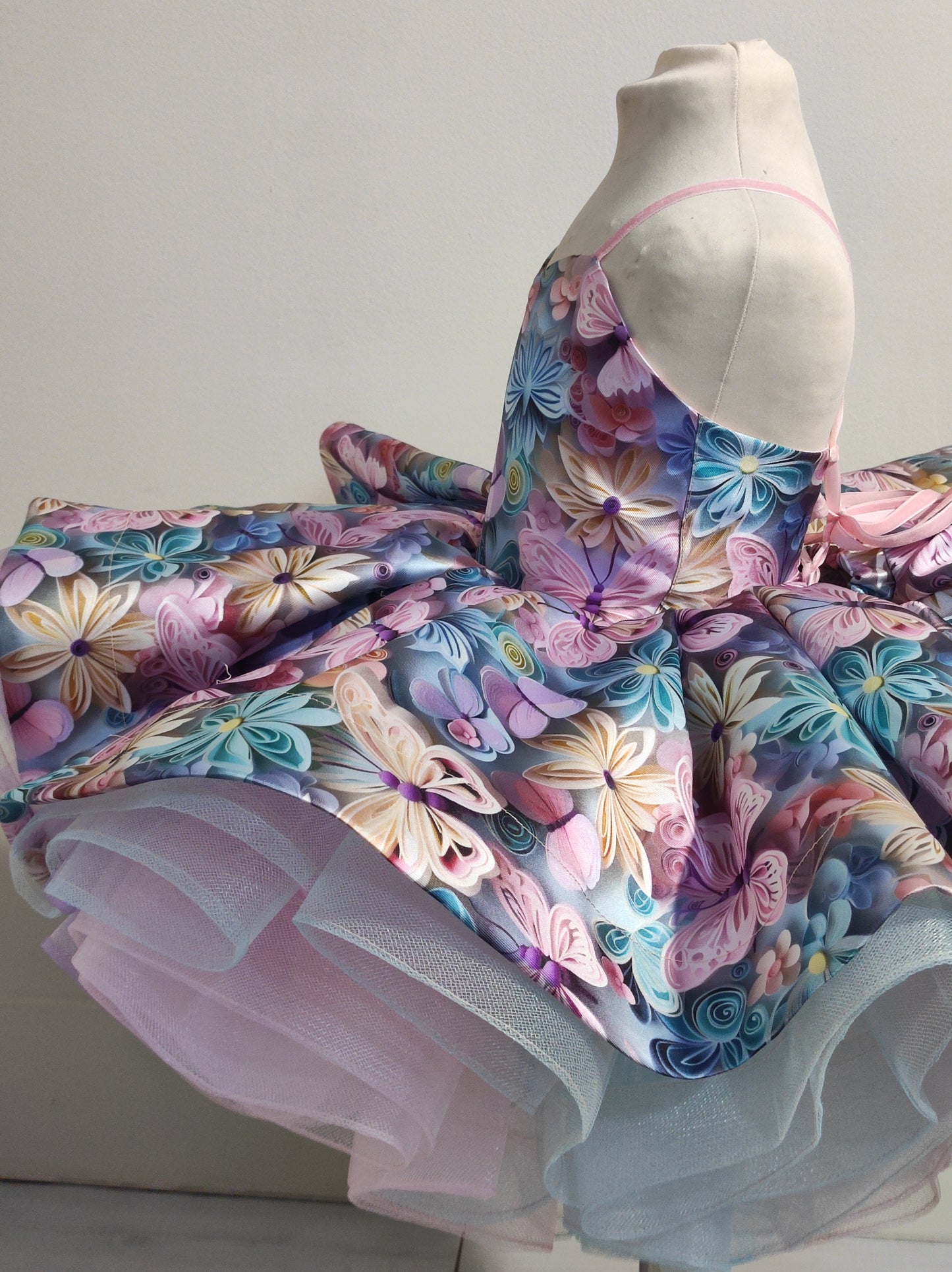 Pastel butterfly dress "Isabella's wish"