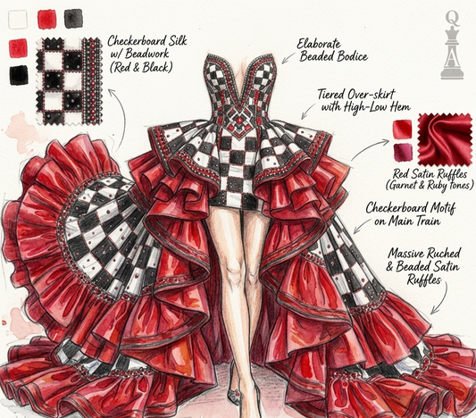 Custom Gorgeous Outfit For Jennifer