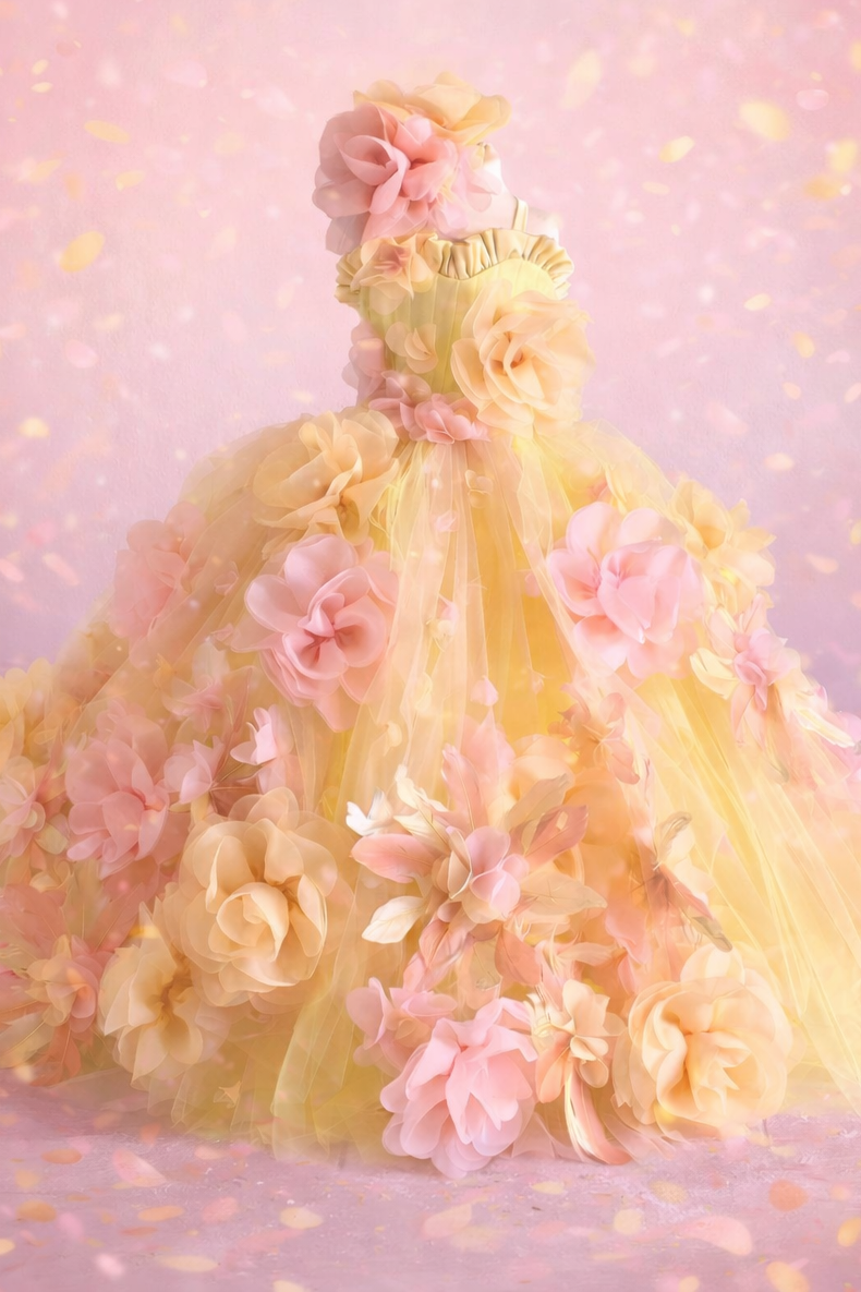 "Dahlia" floor length gown-Pre orders Limited