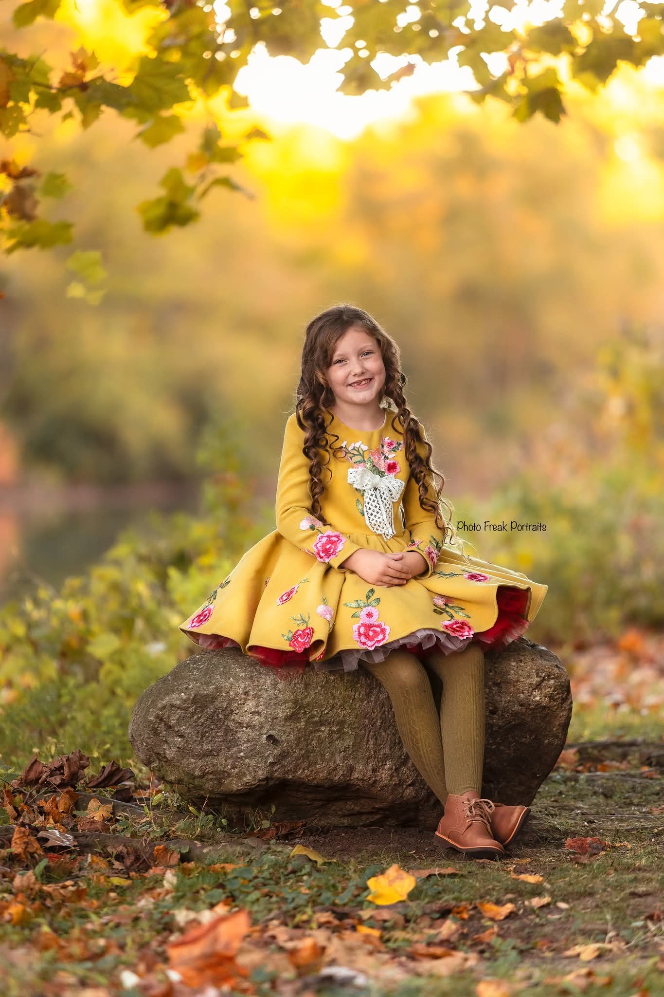 Mustard bouquet Dress-Limited Preorders 2026