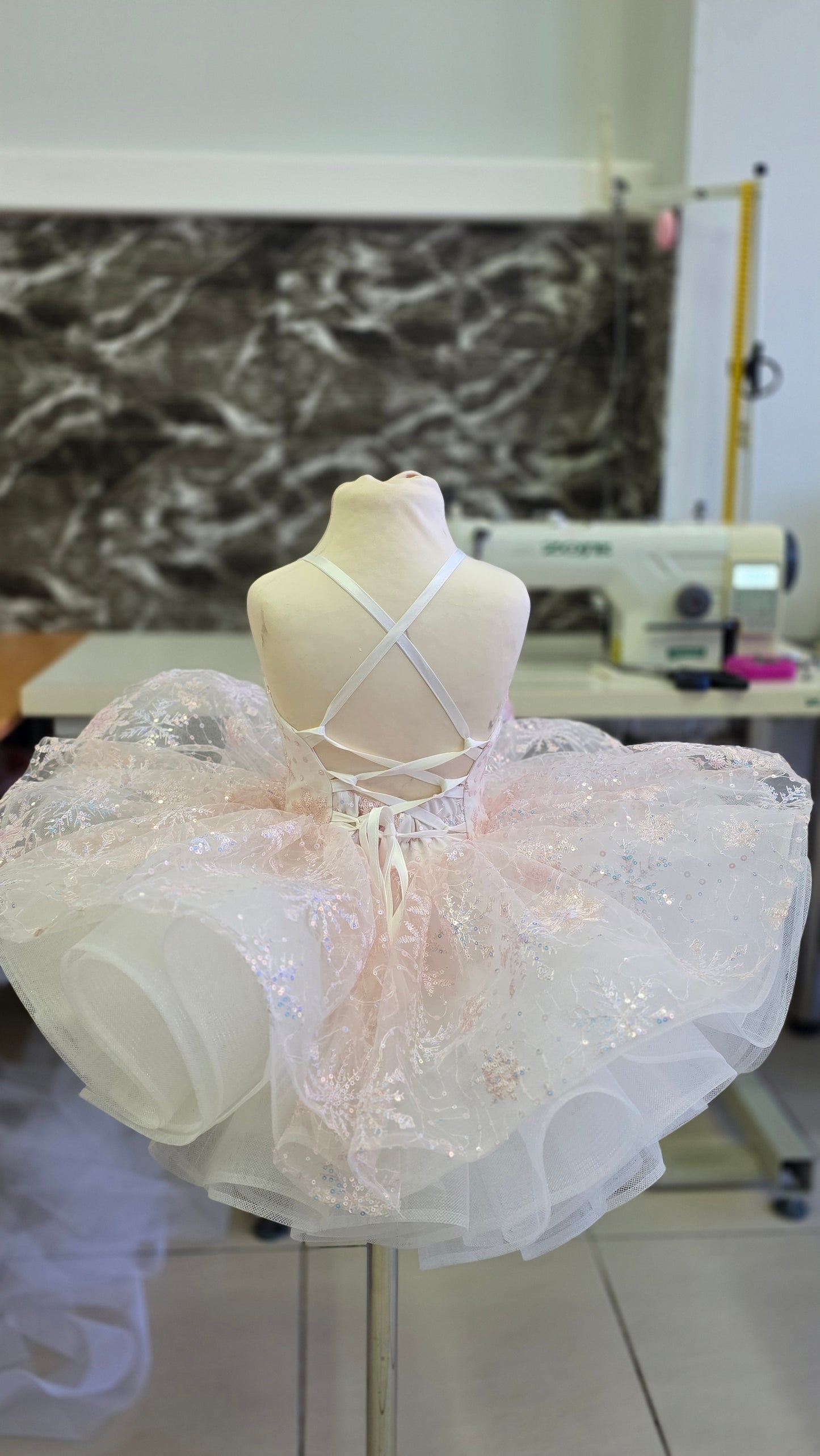 Ready To Ship Snowflake Shortie