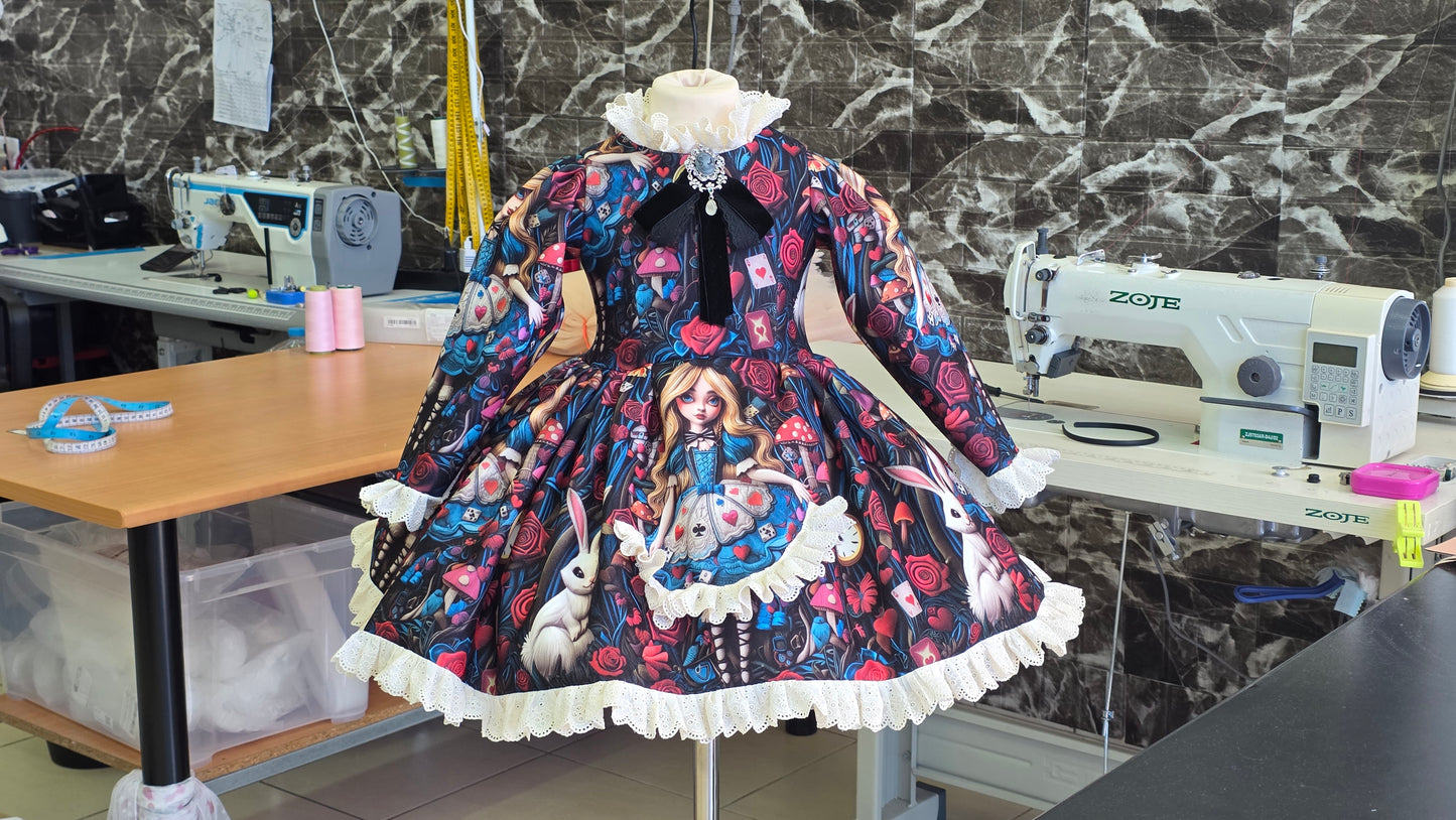 SWEET ALICE DREAM DRESS-FABRIC CLEARANCE