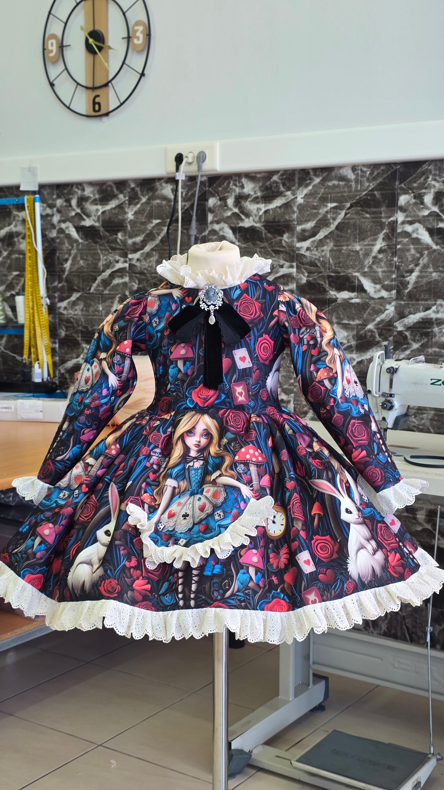 SWEET ALICE DREAM DRESS-FABRIC CLEARANCE