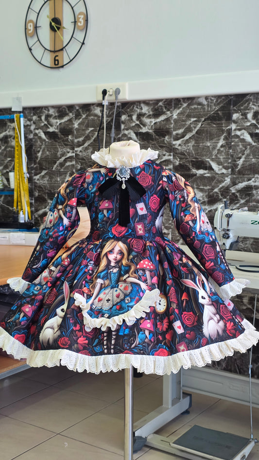 SWEET ALICE DREAM DRESS-FABRIC CLEARANCE