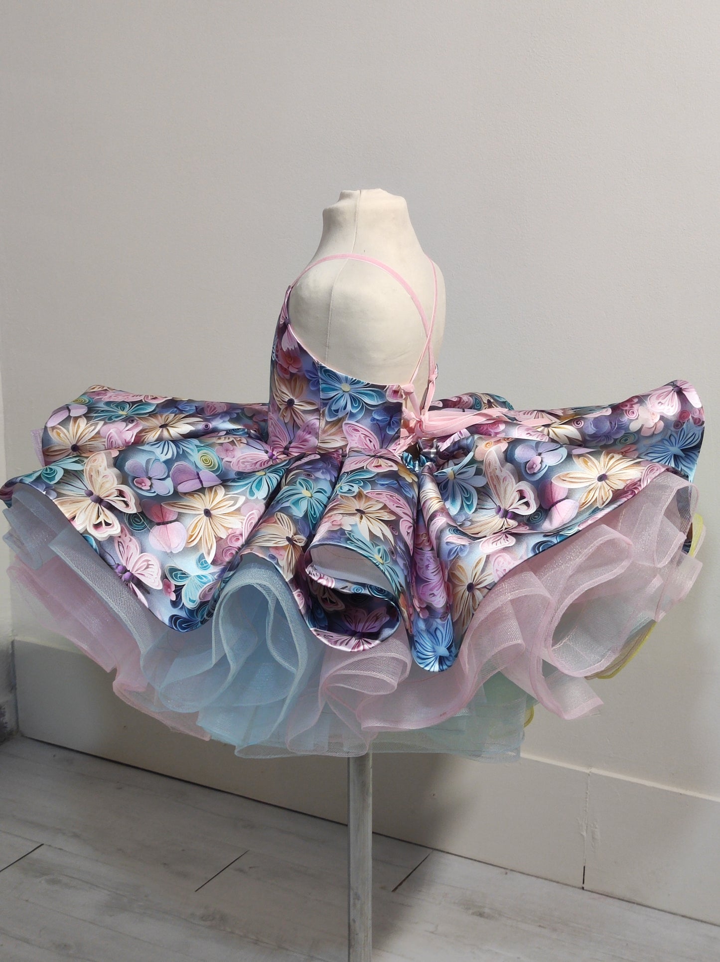 Pastel butterfly dress "Isabella's wish"