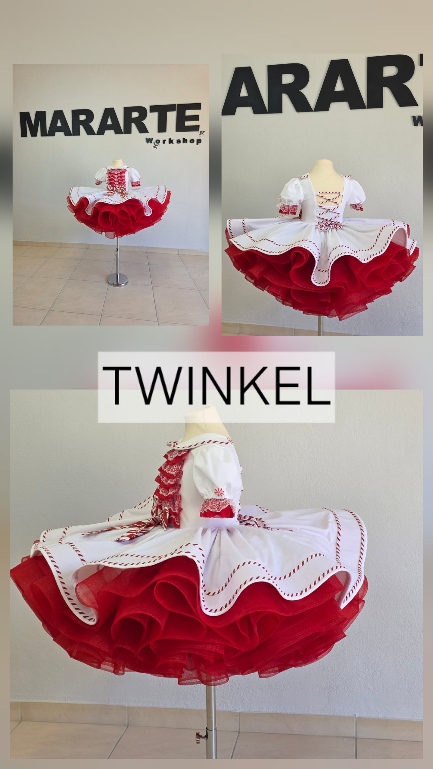 Peppermint dress, The Twinkle -READY TO SHIP