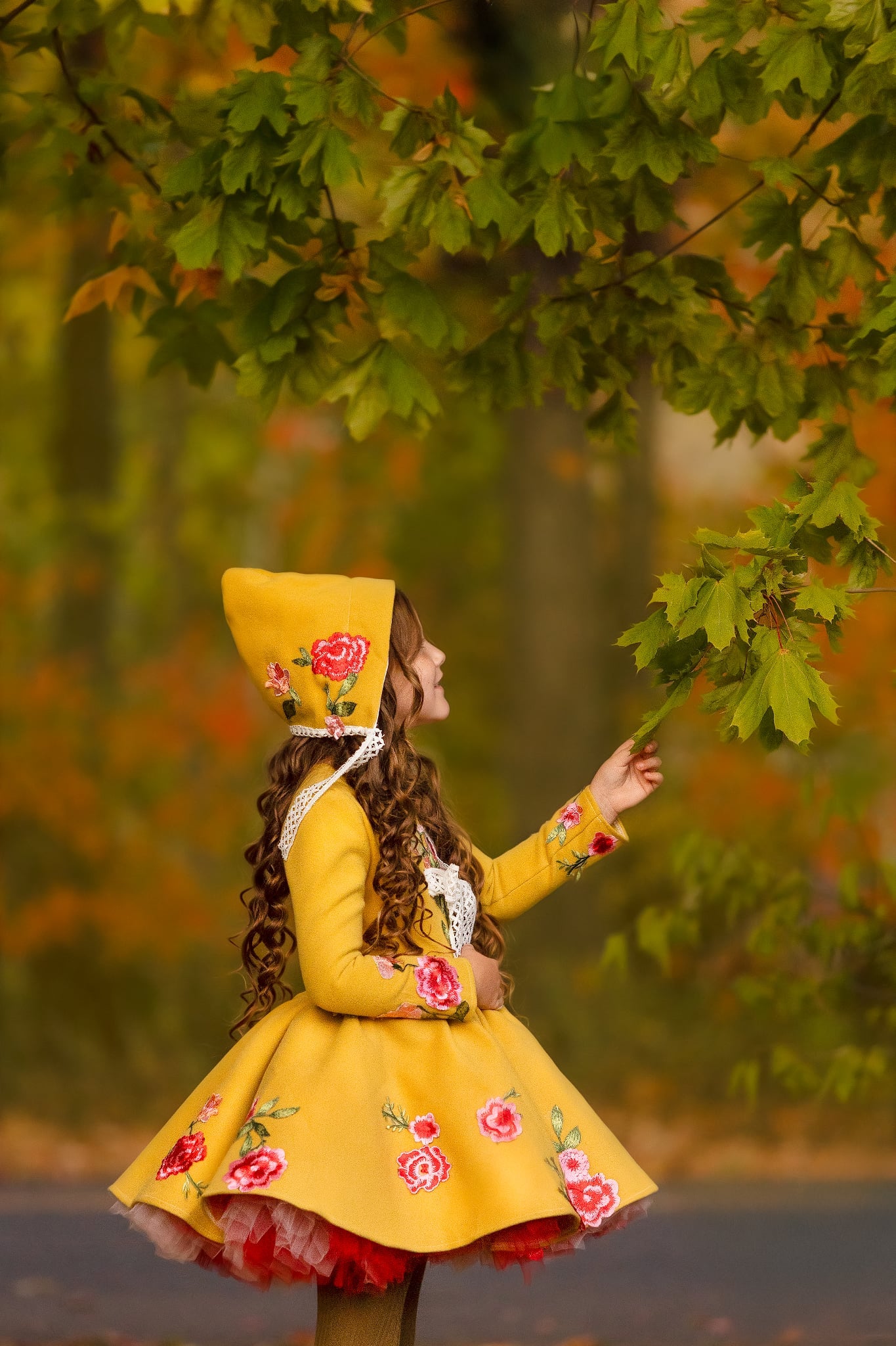 Mustard bouquet Dress-Limited Preorders 2026