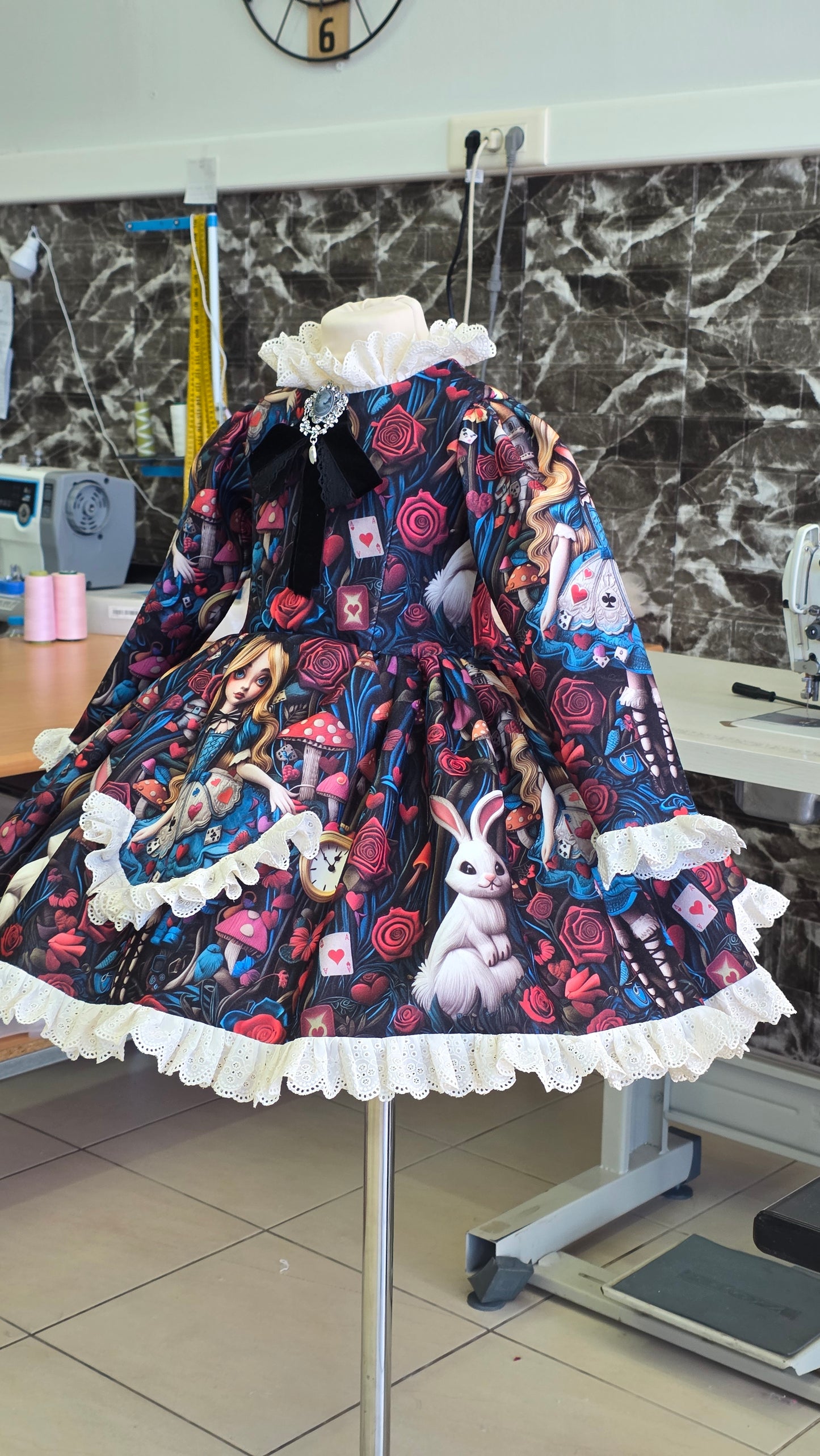 SWEET ALICE DREAM DRESS-FABRIC CLEARANCE