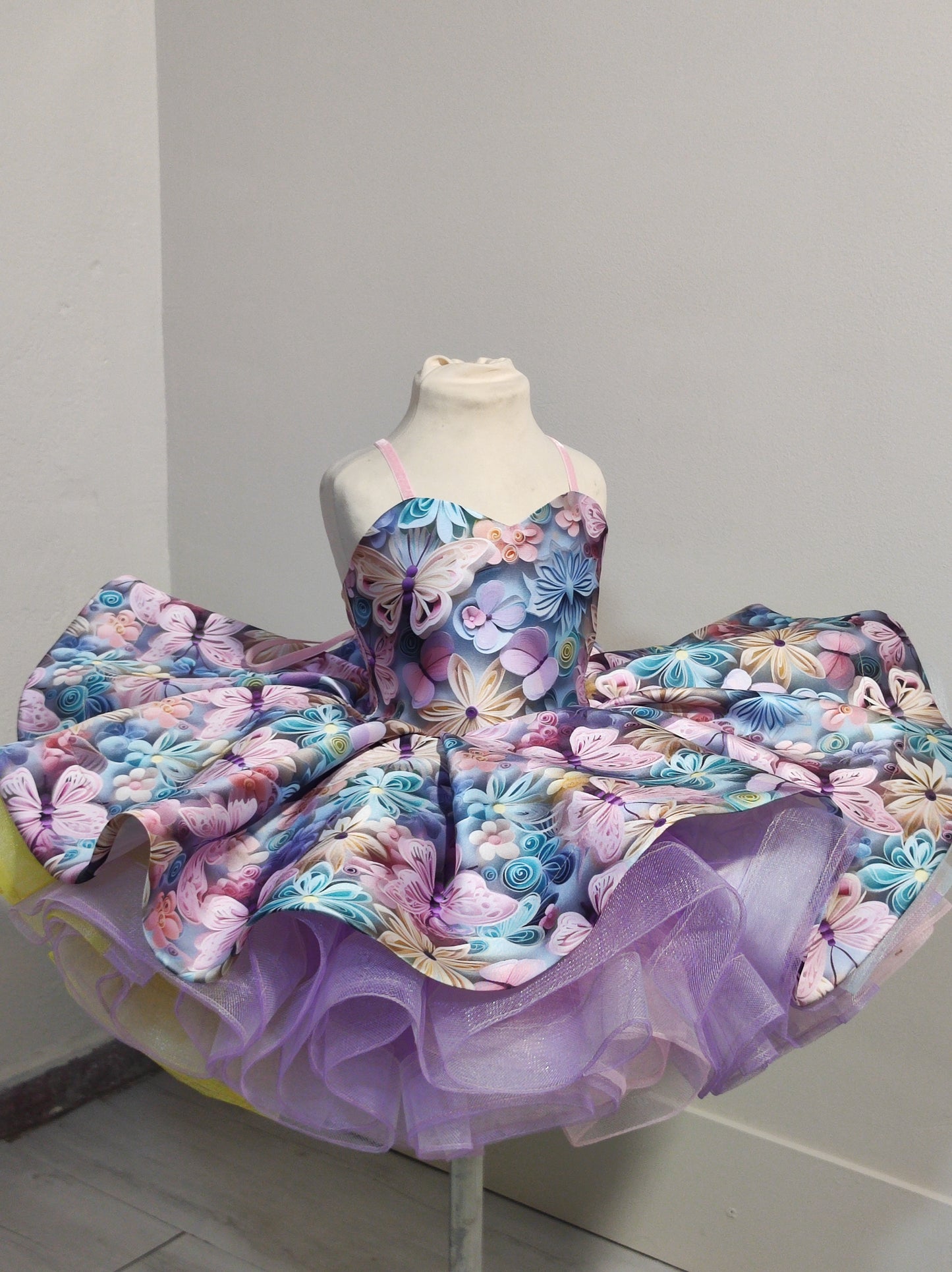 Pastel butterfly dress "Isabella's wish"