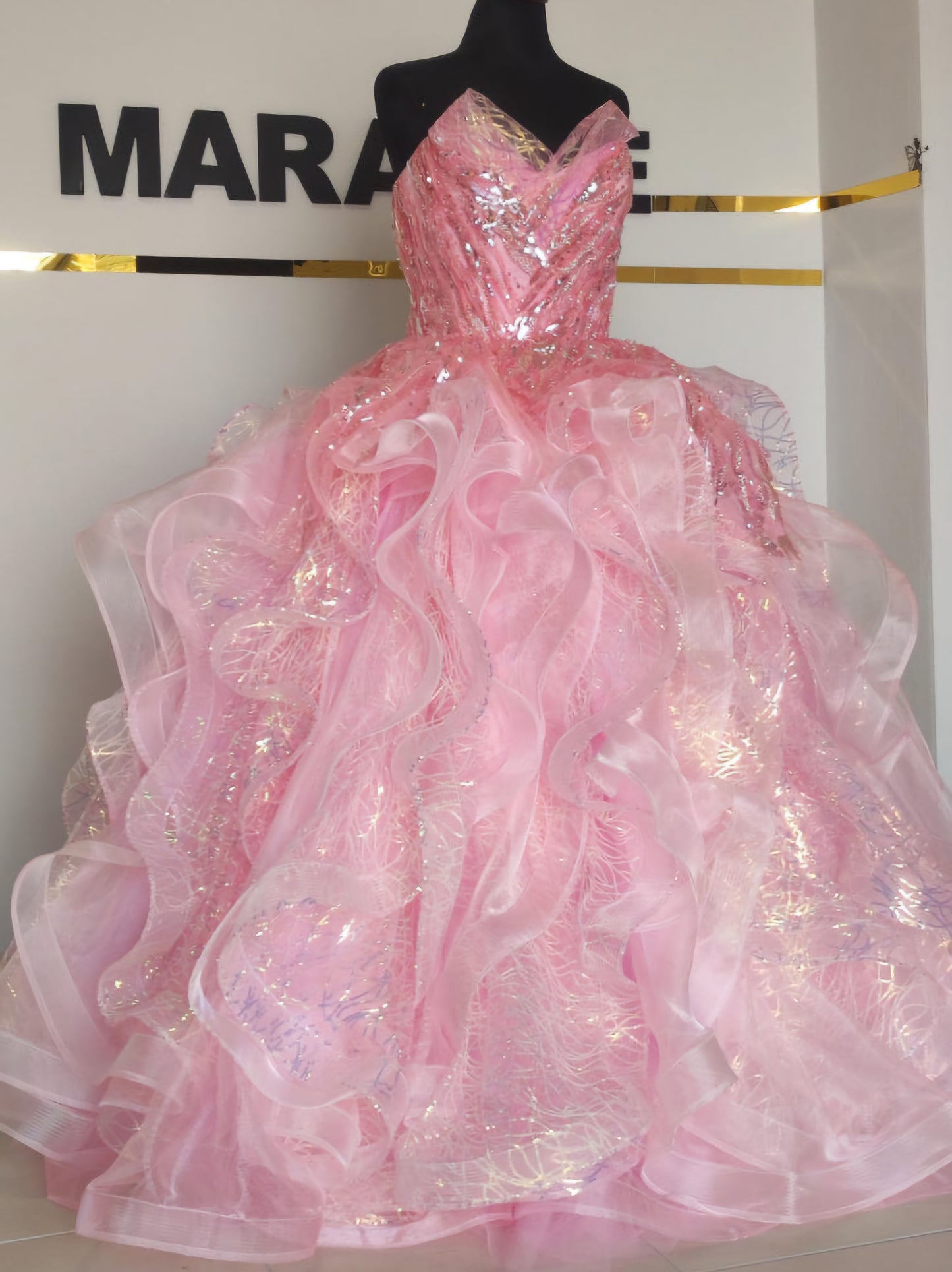 Galinda the pink Witch Inspired Pink Tulle Dress, Perfect for Halloween & Cosplay