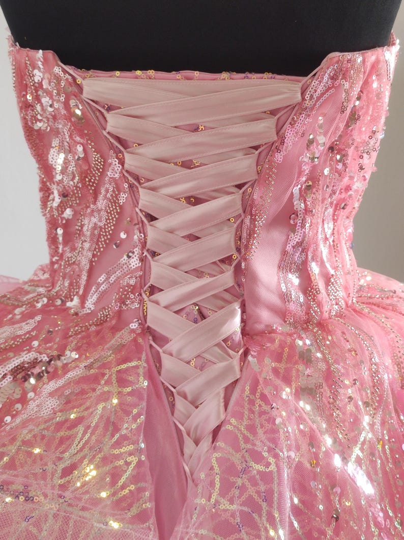 Galinda the pink Witch Inspired Pink Tulle Dress, Perfect for Halloween & Cosplay