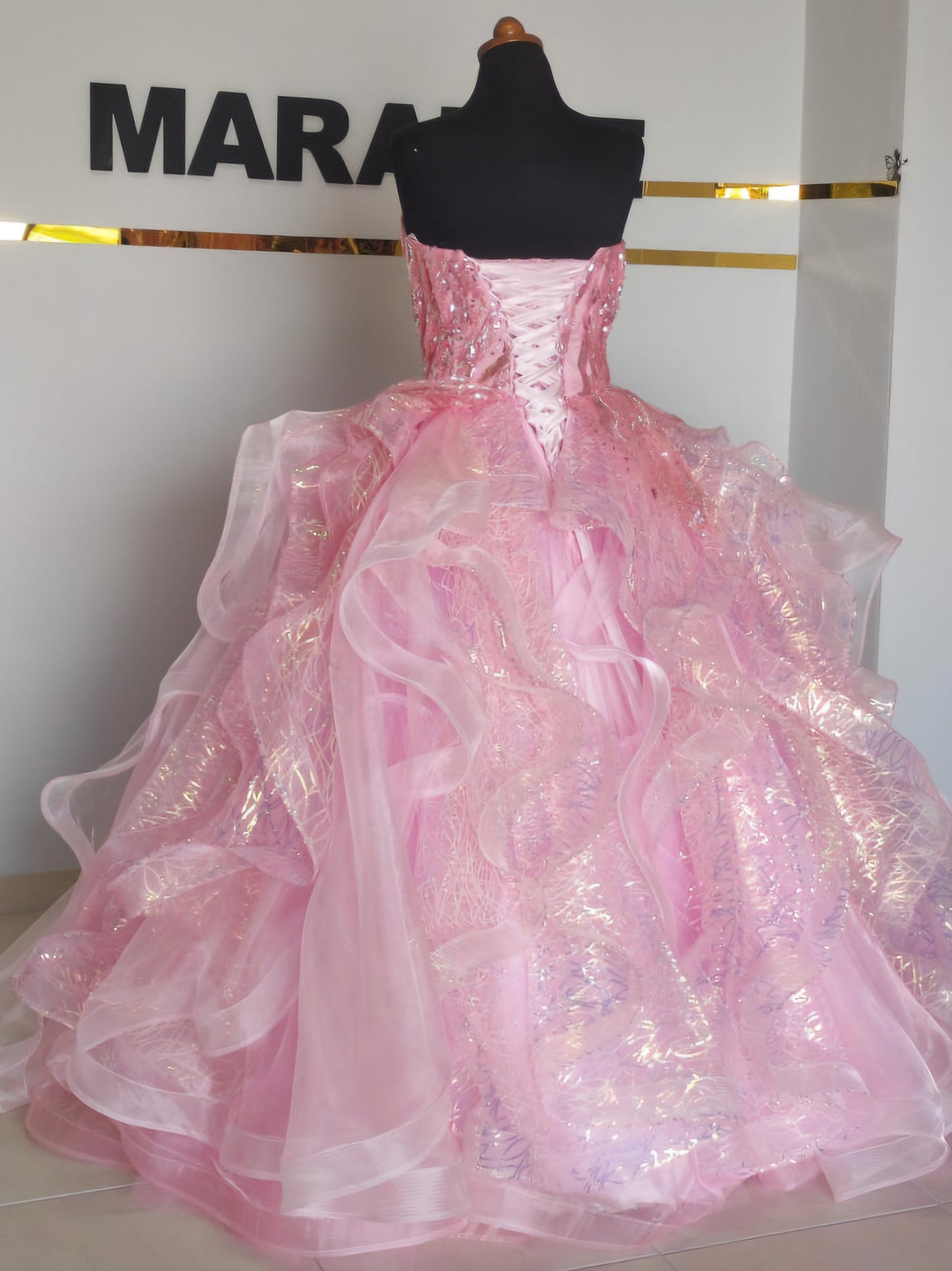 Galinda the pink Witch Inspired Pink Tulle Dress, Perfect for Halloween & Cosplay