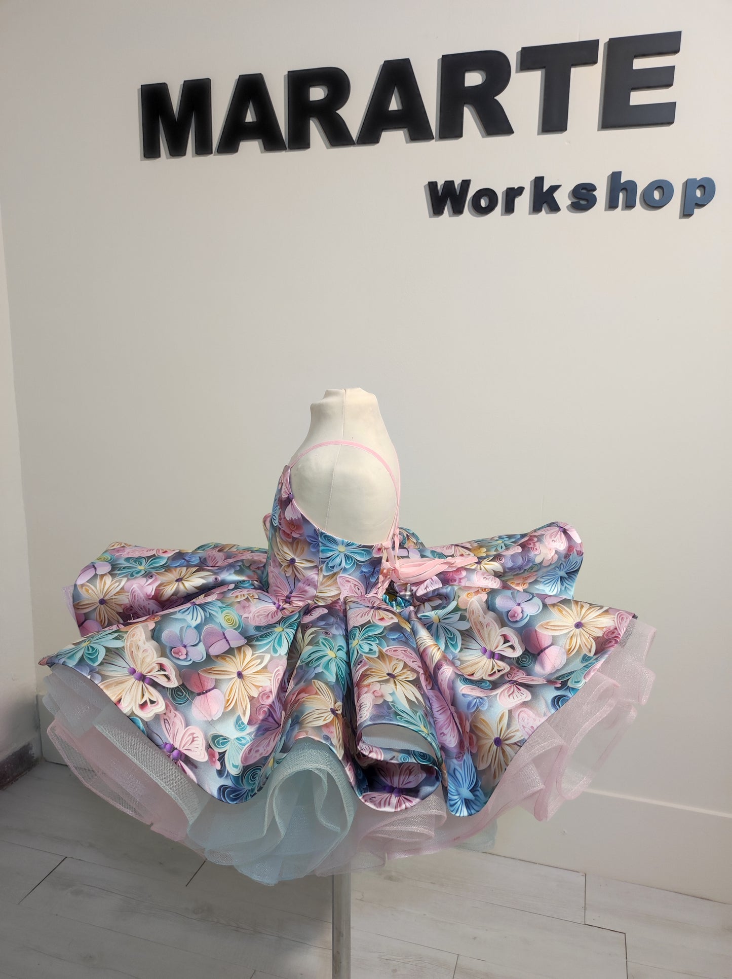 Pastel butterfly dress "Isabella's wish"