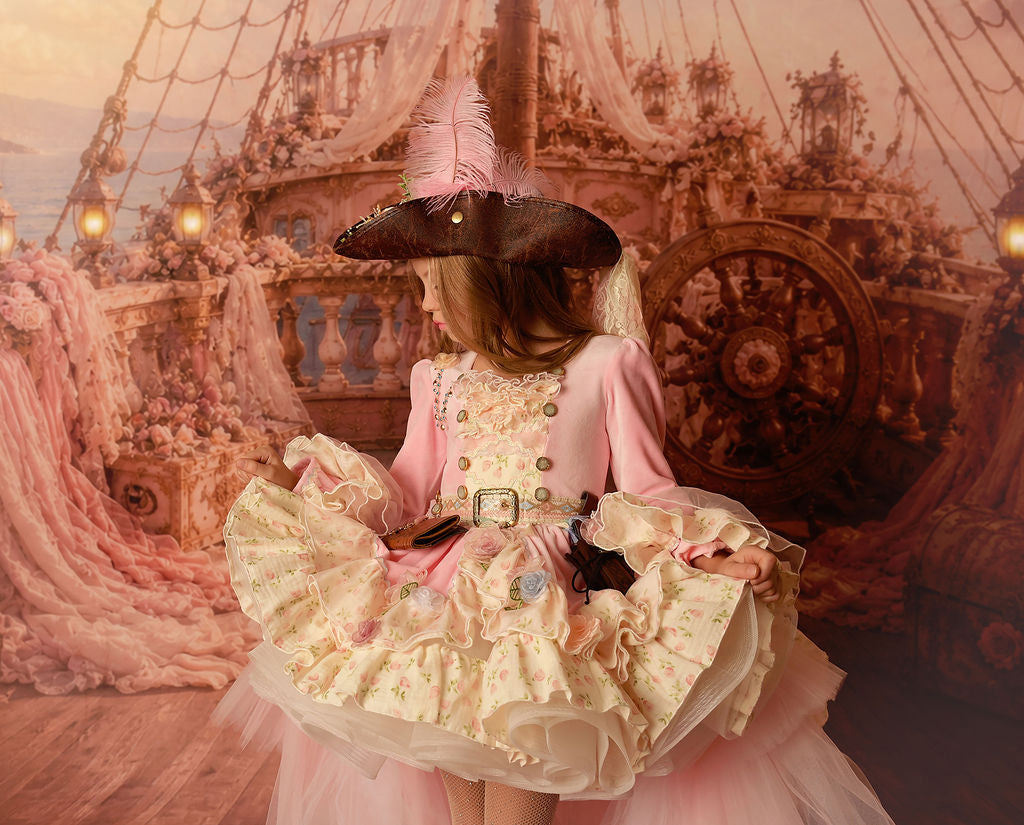 "Pirate Princess" With Removable Train -Preorders 👸🏴‍☠️🎀