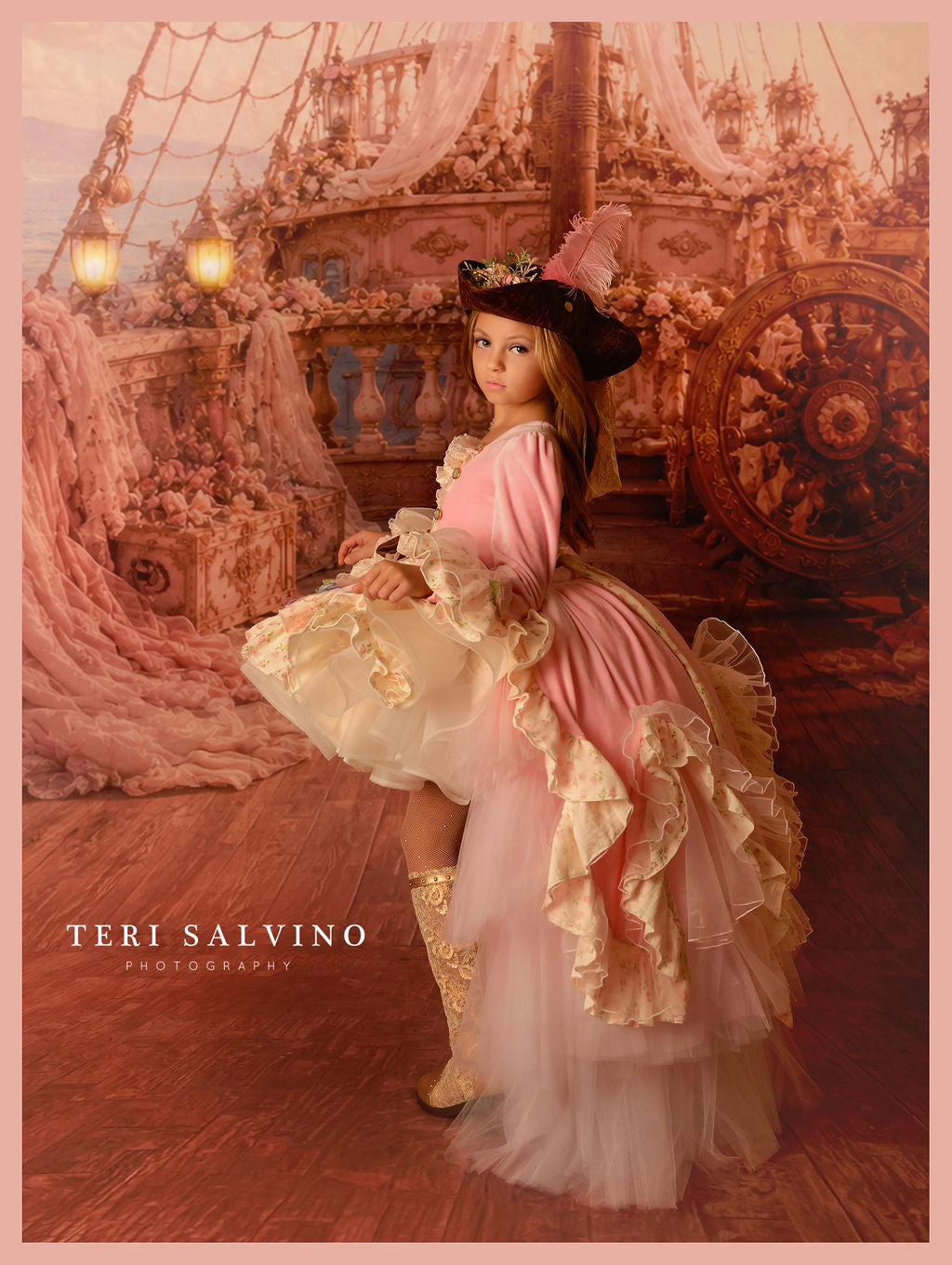 "Pirate Princess" With Removable Train -Preorders 👸🏴‍☠️🎀